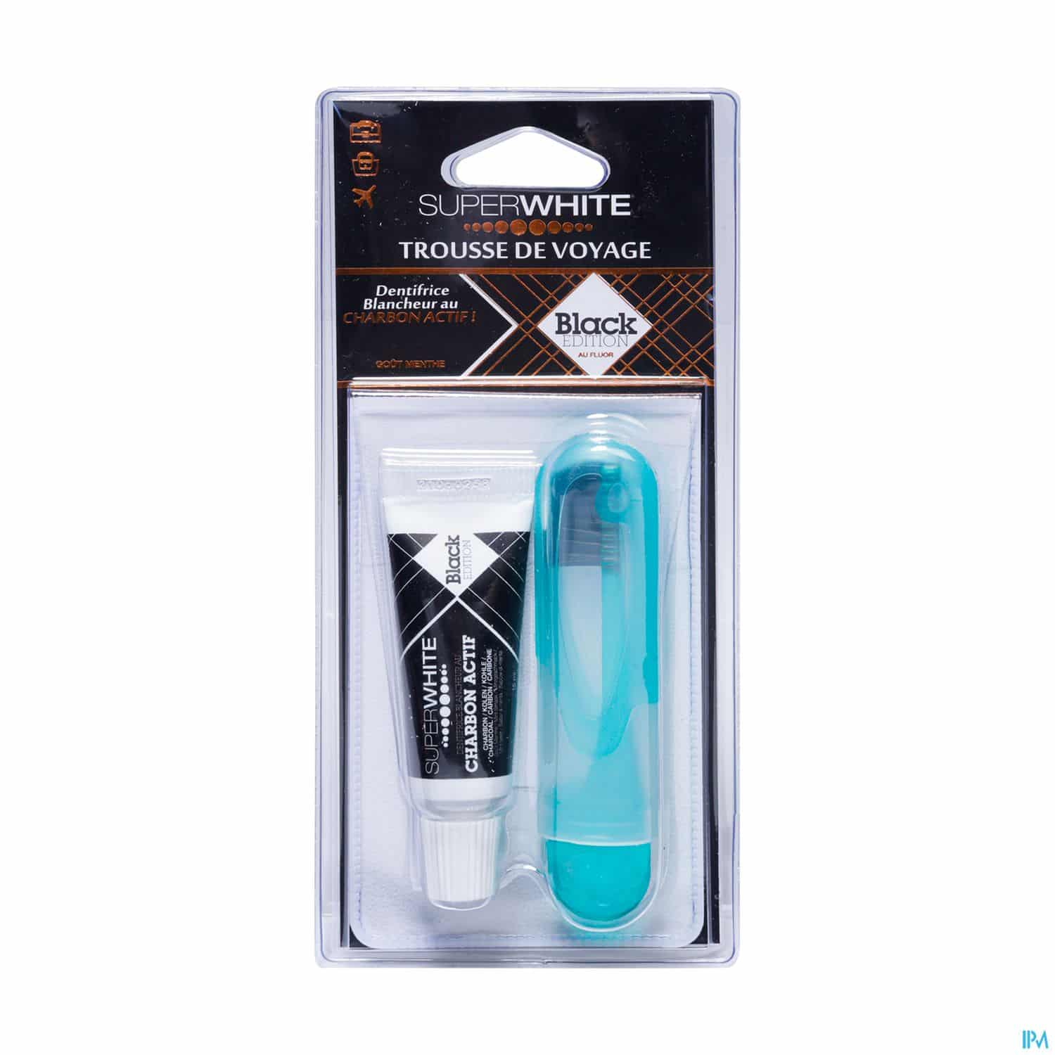 SUPERWHITE TROUSSE VOYAGE BLACK ED