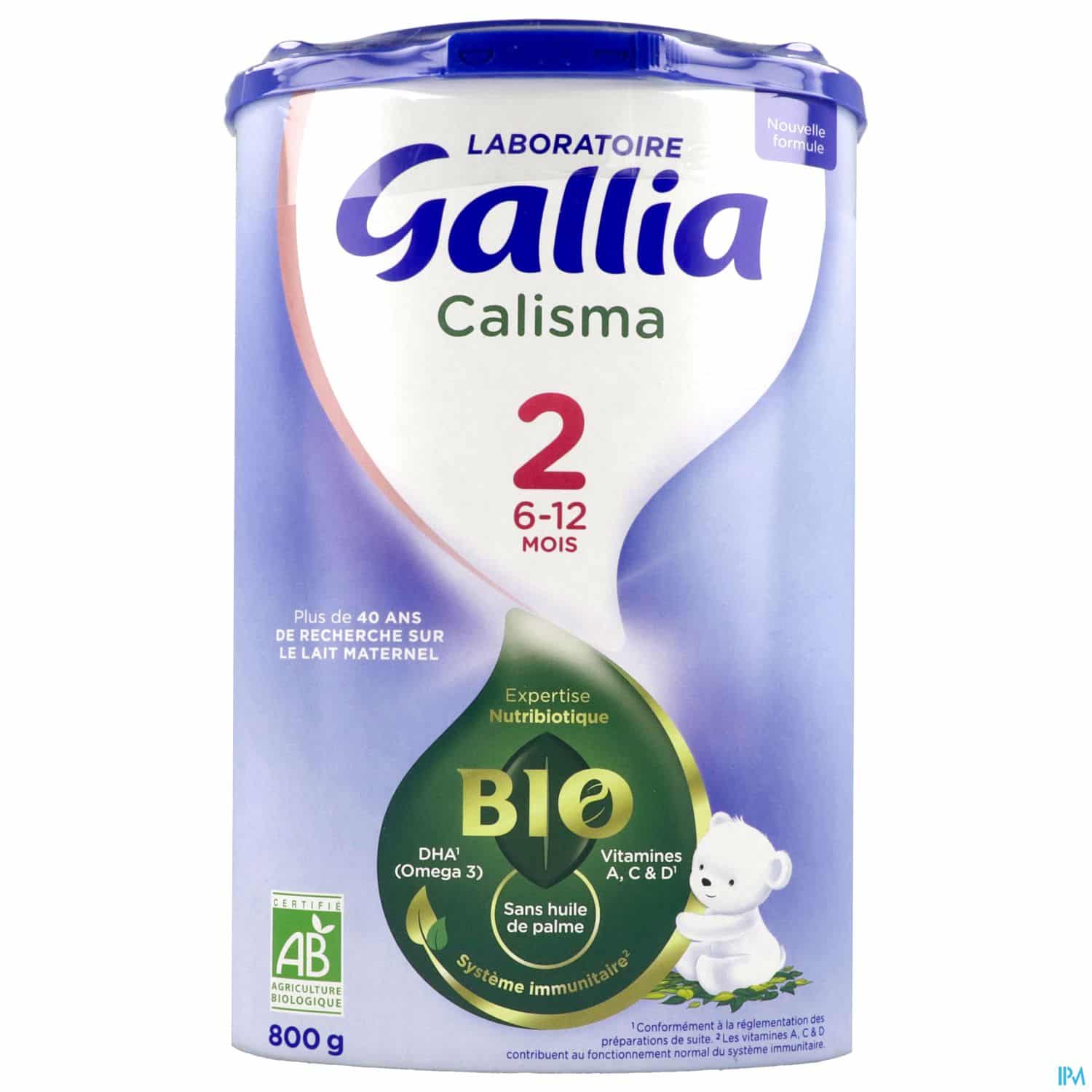 GALLIA CALISMA 2 LAIT PDR BIO 800G