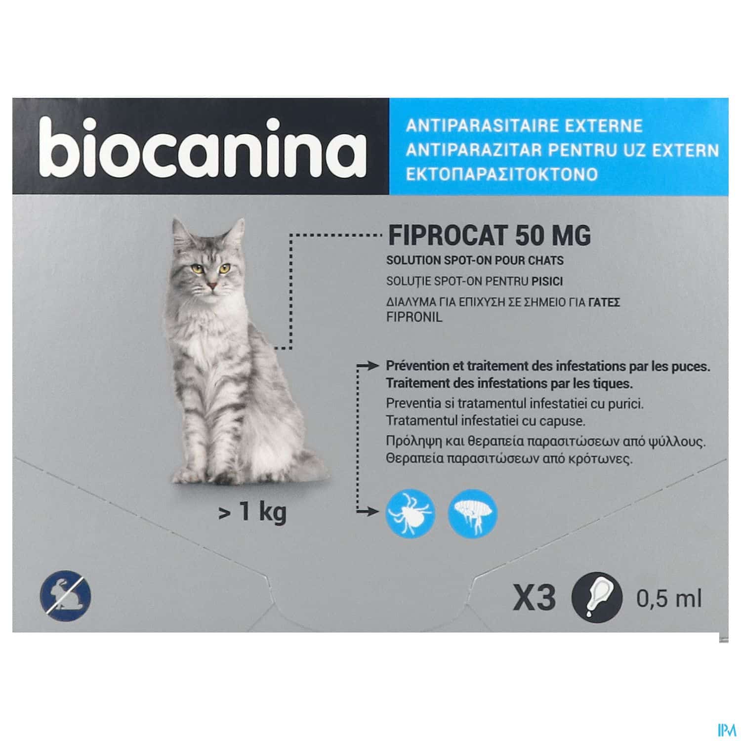 FIPROCAT 50MG SPOTON CHAT PIPET 3