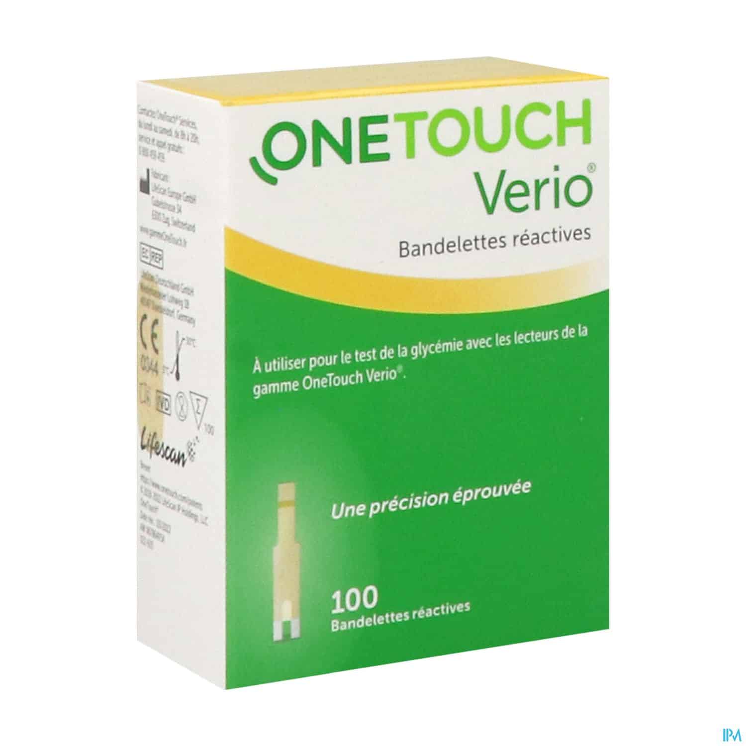 ONE TOUCH VERIO BANDELETTE 100 ONE TOUCH VERIO BANDELETTE 100