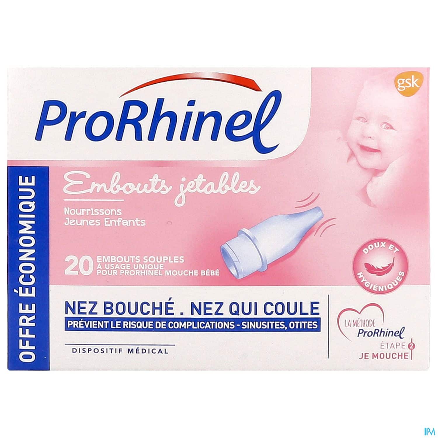 PRORHINEL EMBOUT JETABLE 20