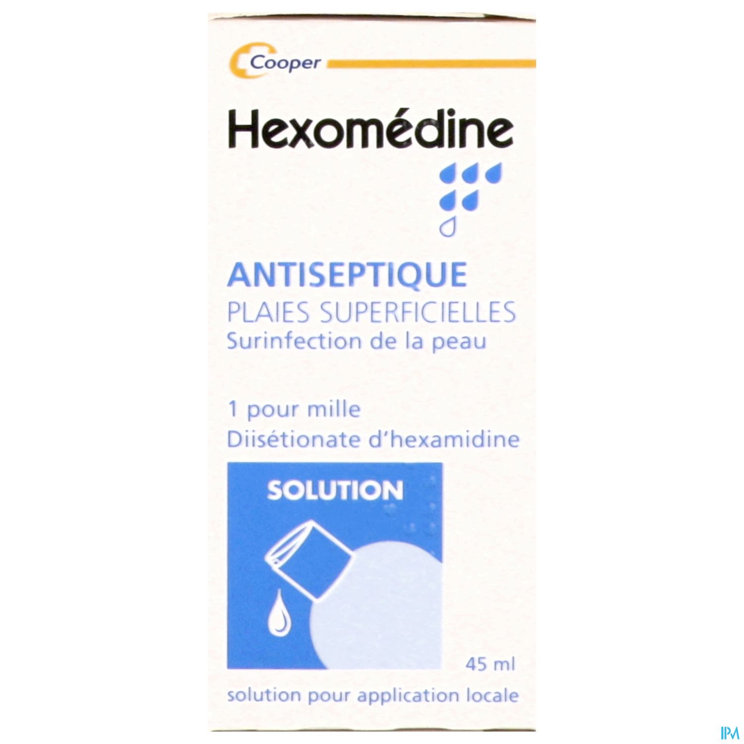 HEXOMEDINE 1 POUR MILLE FL 45ML