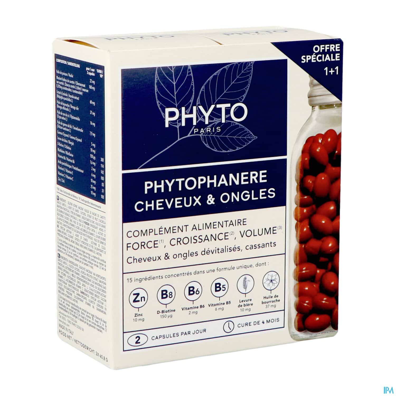 PHYTOPHANERE CHEV/ONG CAPS120X2