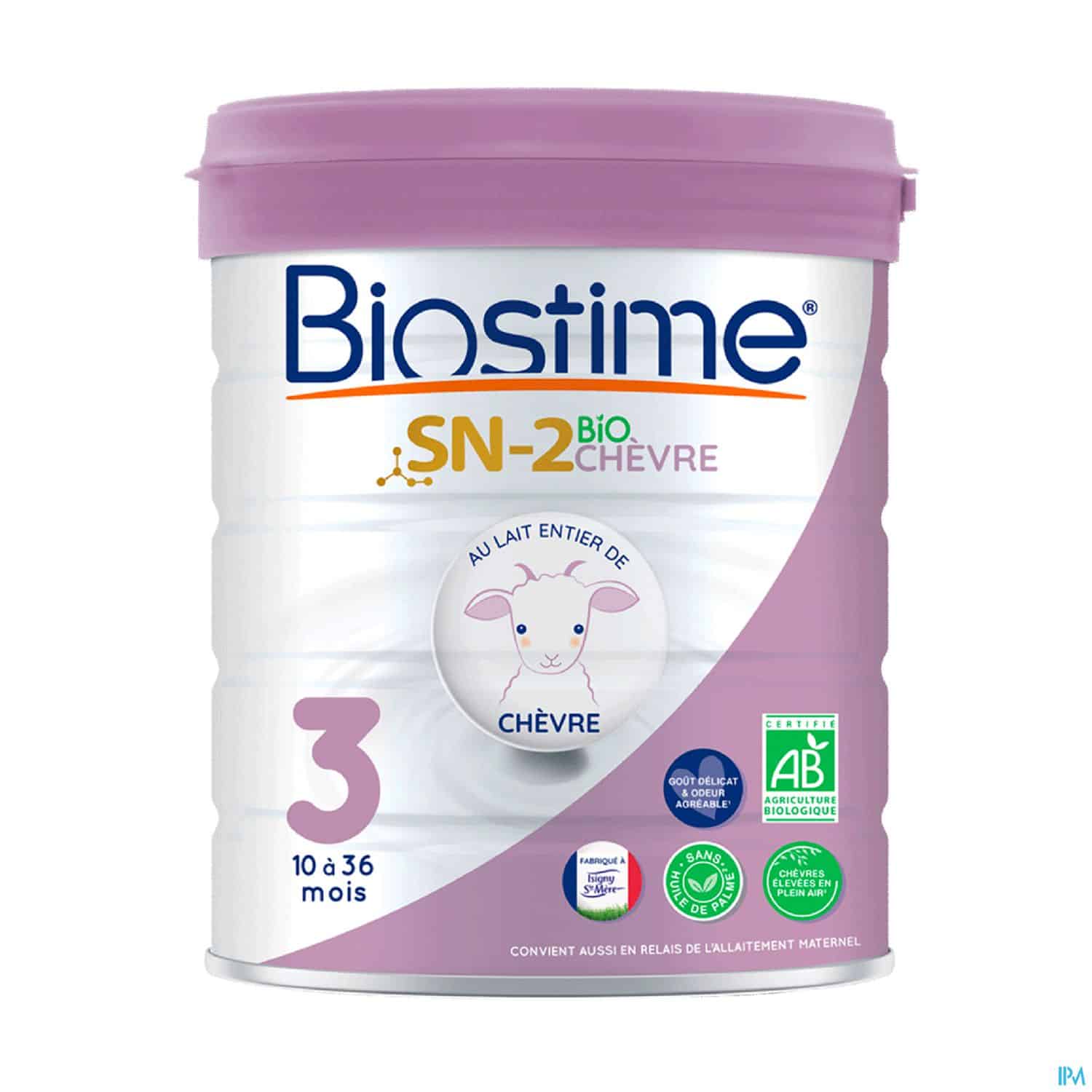 BIOSTIME LAIT CHEVRE 3EME AGE 800G