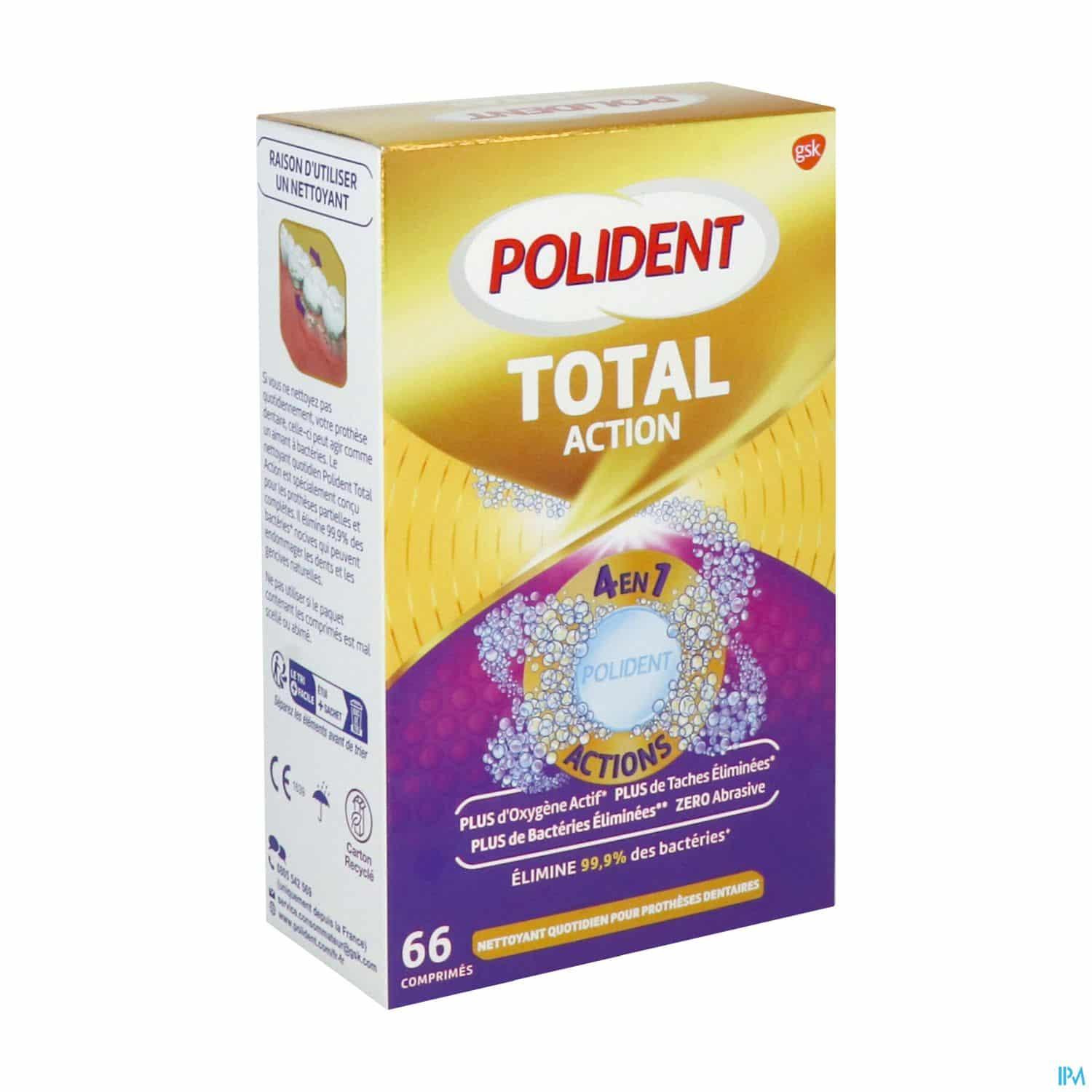 POLIDENT CPR NETT TOTAL ACTION 66