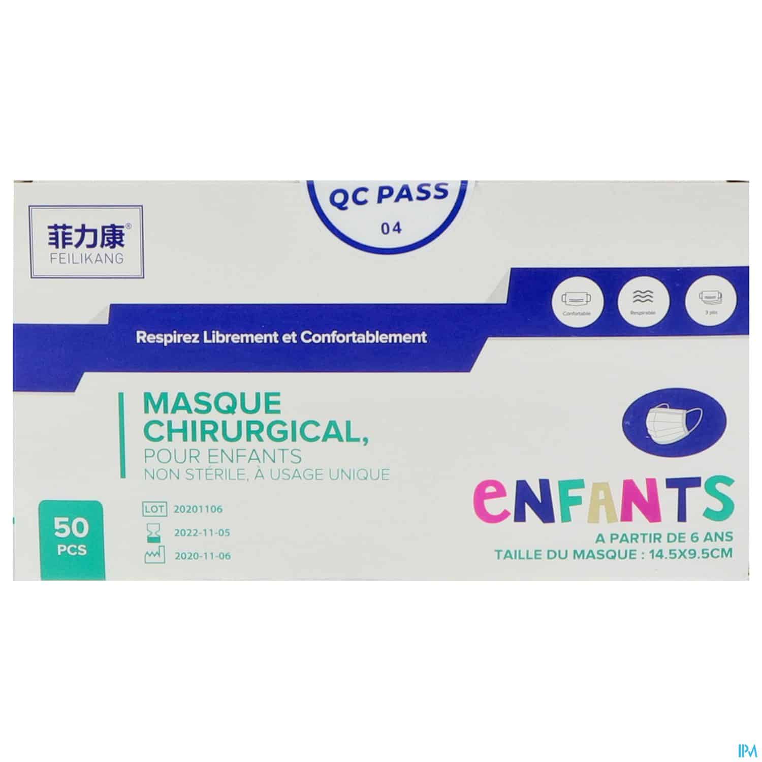 IDC MASQUE MEDICAL ENFANT X50
