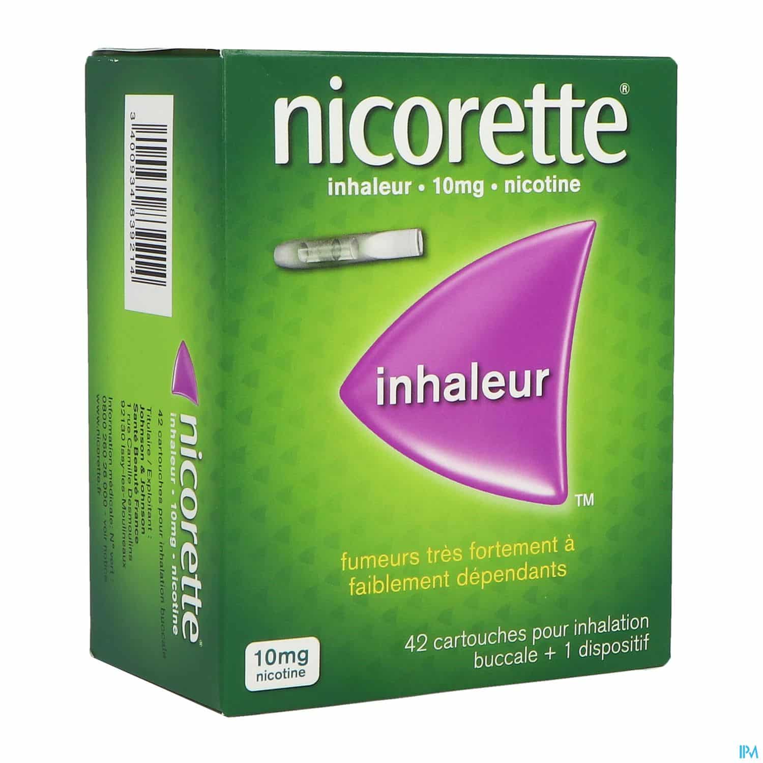 NICORETTE 10MG CART INH 42