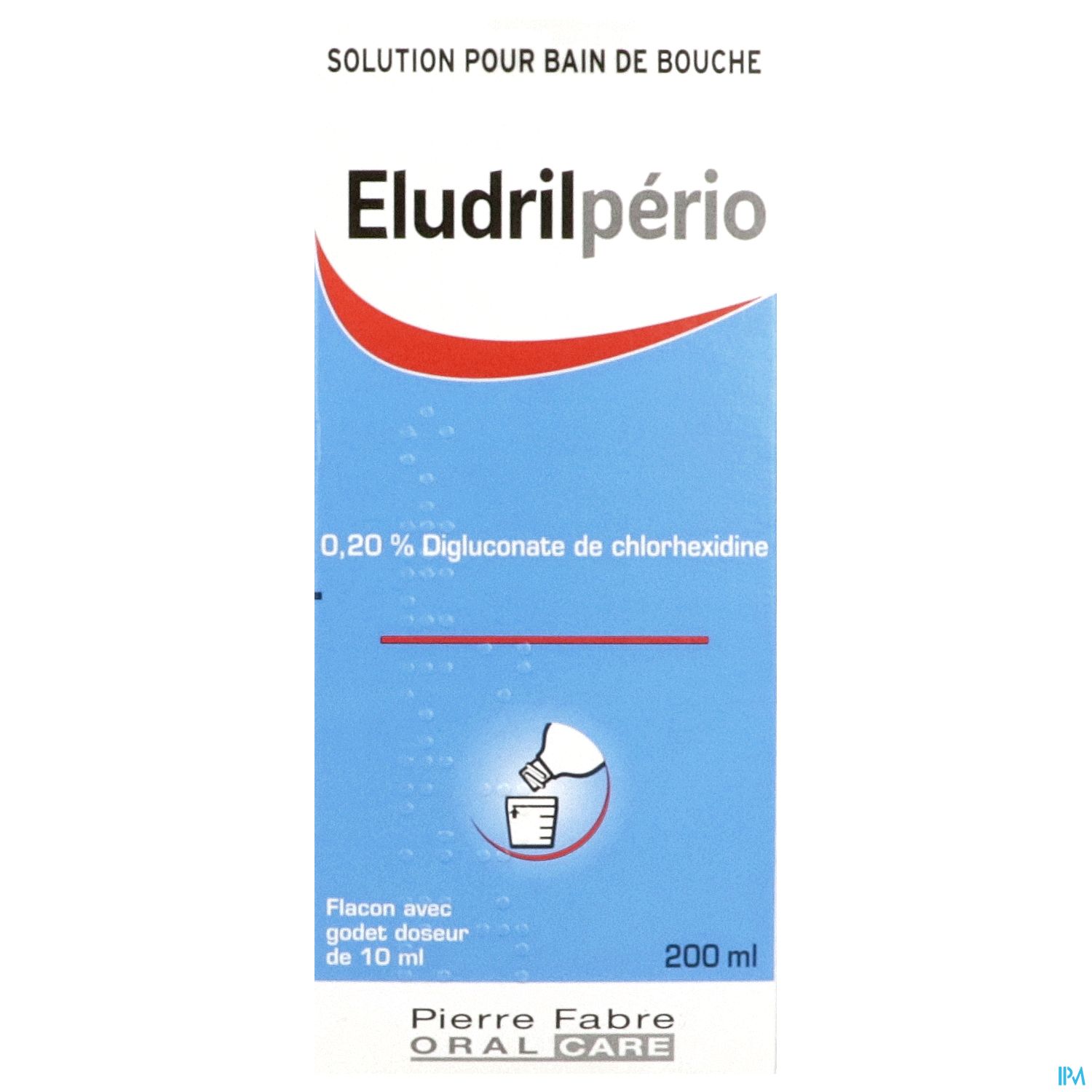 ELUDRILPERIO 0,2% BAIN BOUCH 200ML