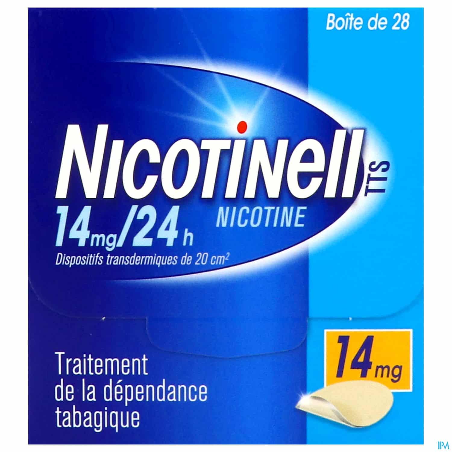 NICOTINELL 14MG/24H TTS D/TRANS 28