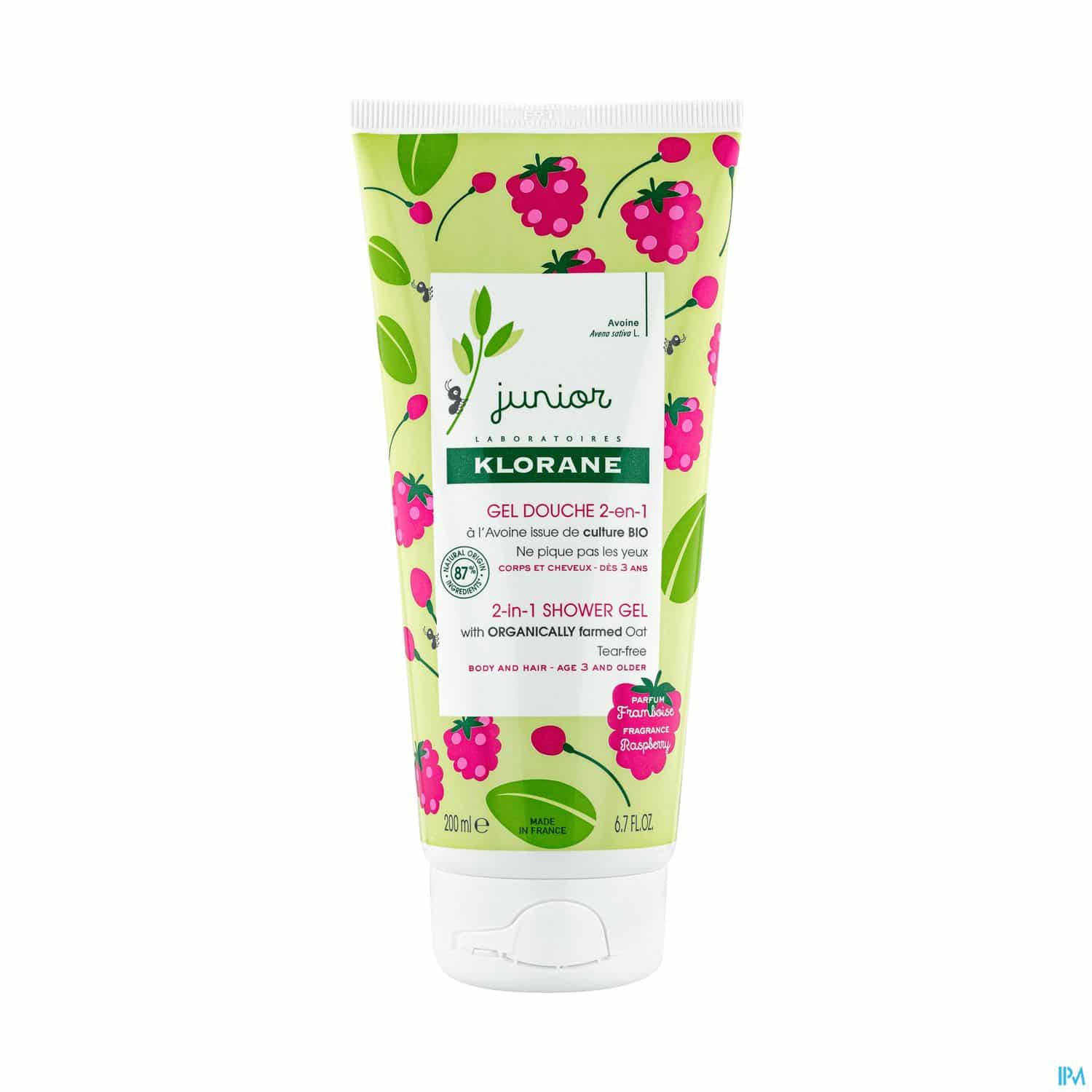 KLORANE JUNIOR GEL DCH FRAMB200ML