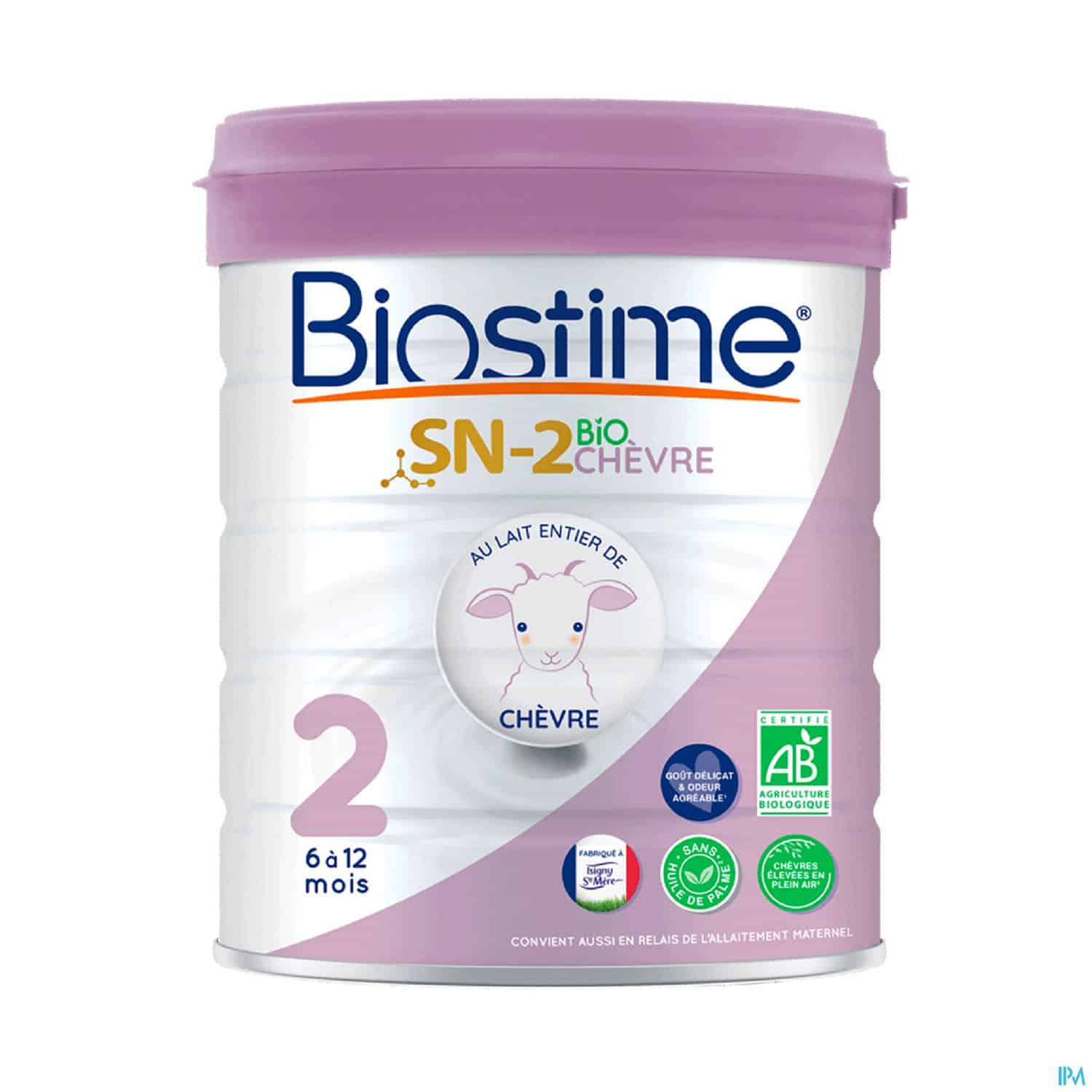 BIOSTIME LAIT CHEVRE 2EME AGE 800G