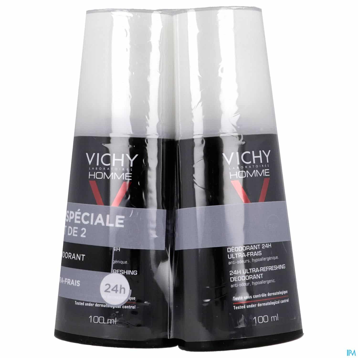 VICHY H DEOD VAPO 100ML X2