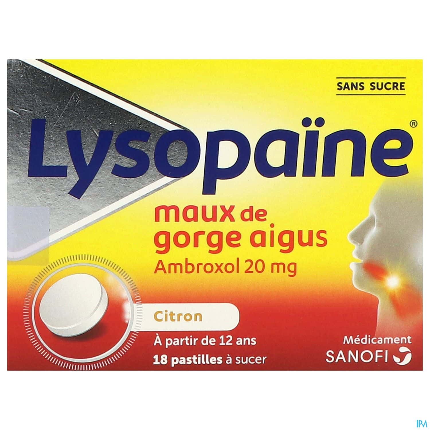 LYSOPAINE CITRON 20MG S/S PAST 18