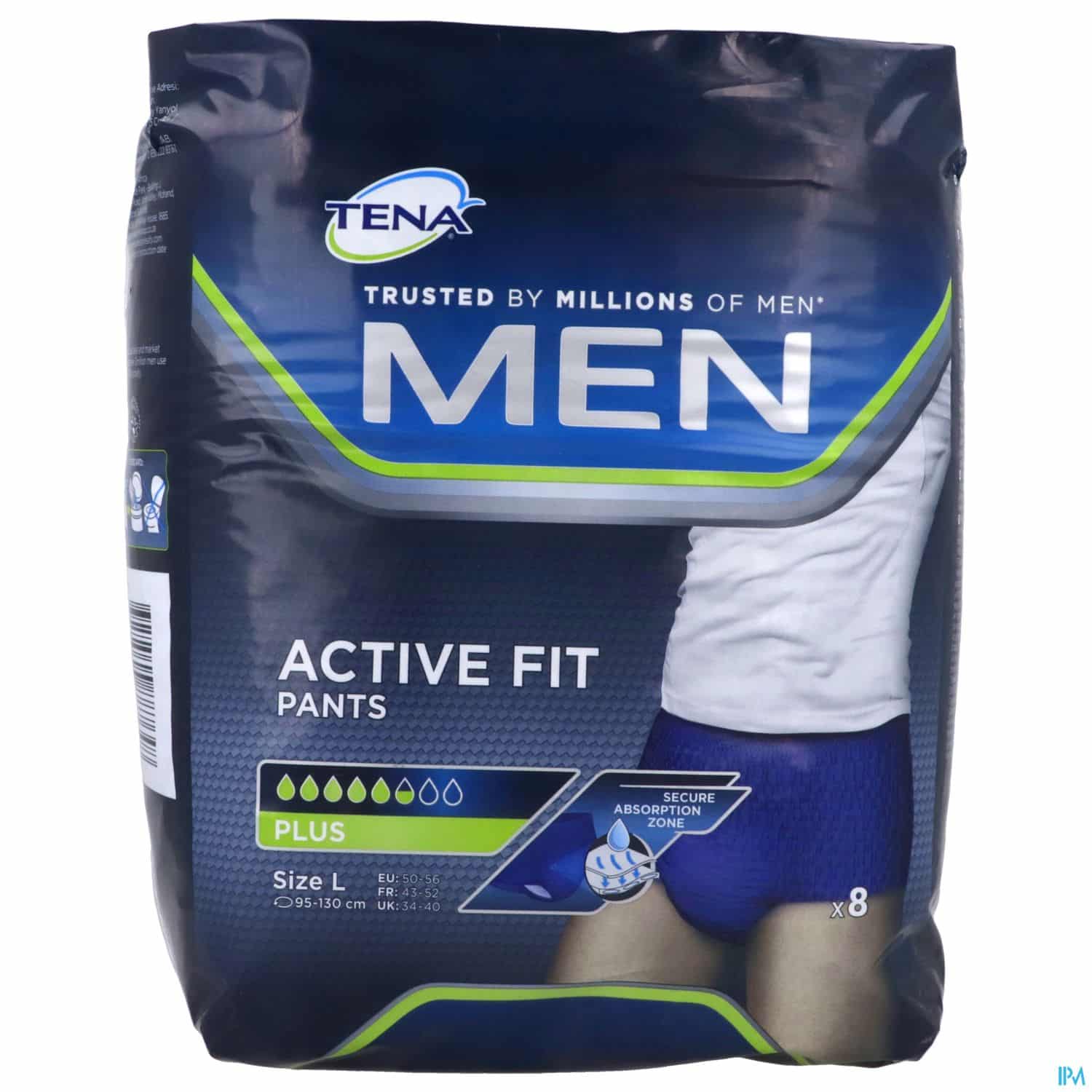 TENA MEN ACTIVE FIT LARGE 8 TENA MEN ACTIVE FIT LARGE 8 – Image 9