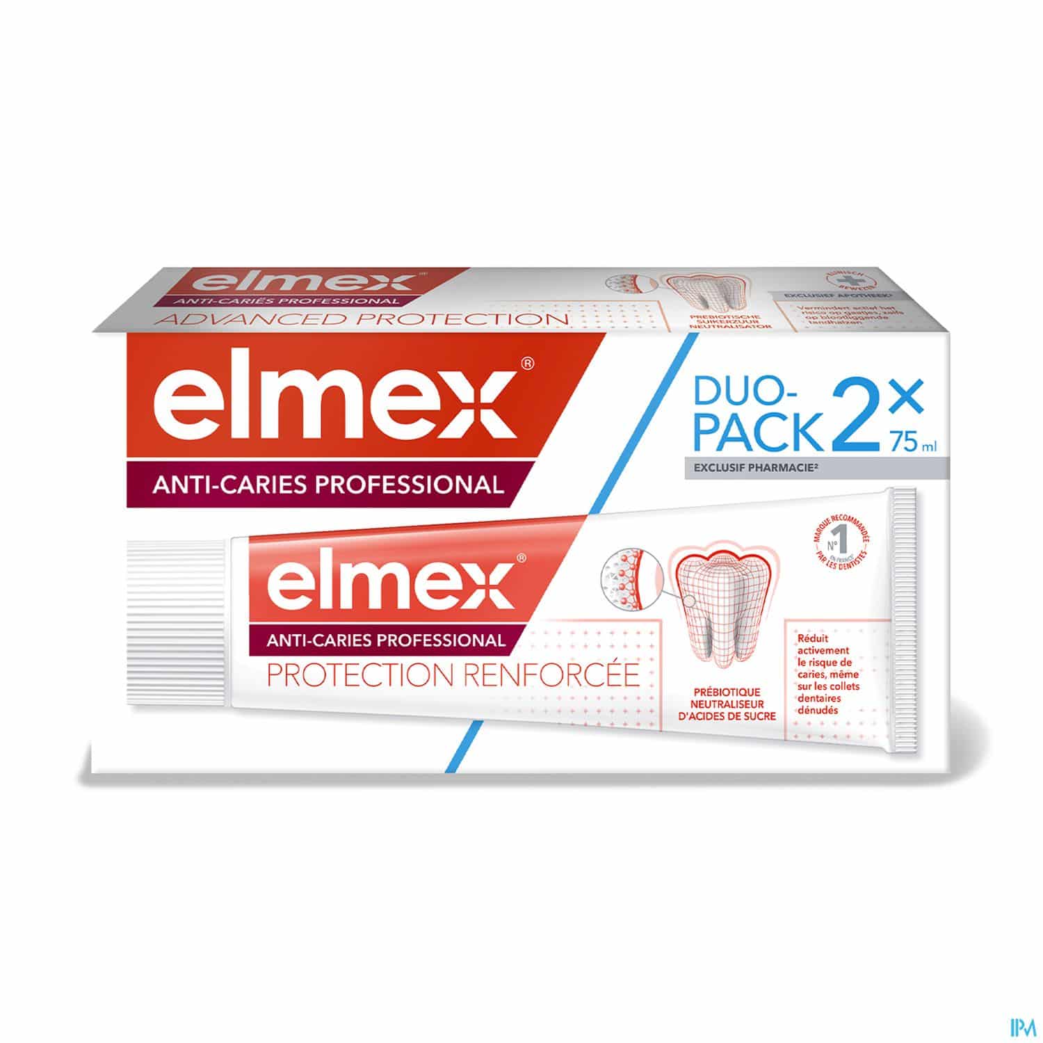 ELMEX DENT A/CARIE PRO 75ML X2
