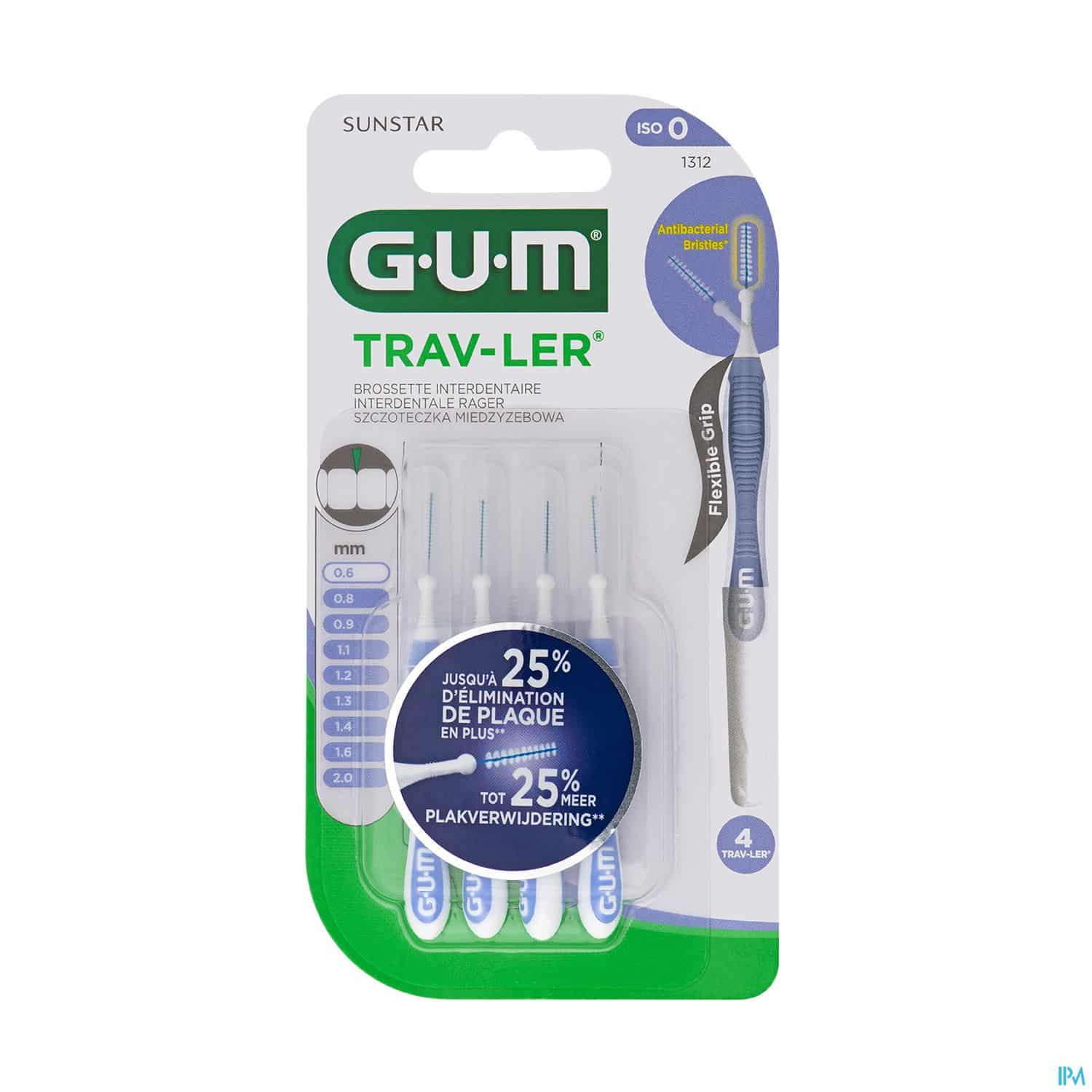 GUM TRAVLER BROSSET 0,6MM 1312 X4