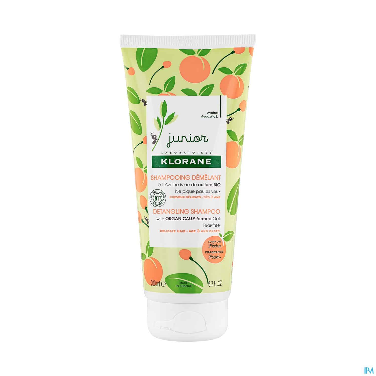 KLORANE JUNIOR SH DEM PECHE 200ML