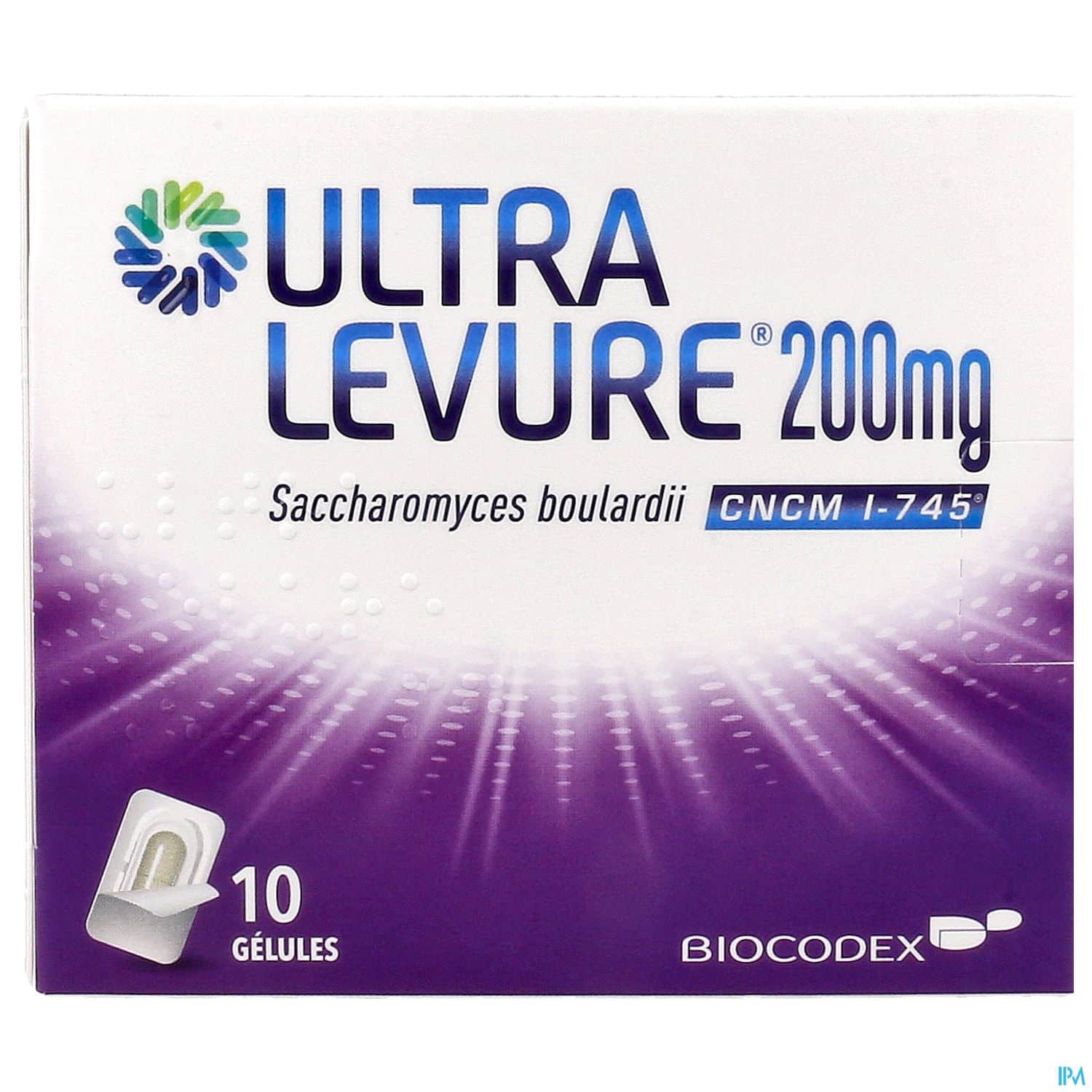 ULTRA LEVURE 200MG GELULE 10