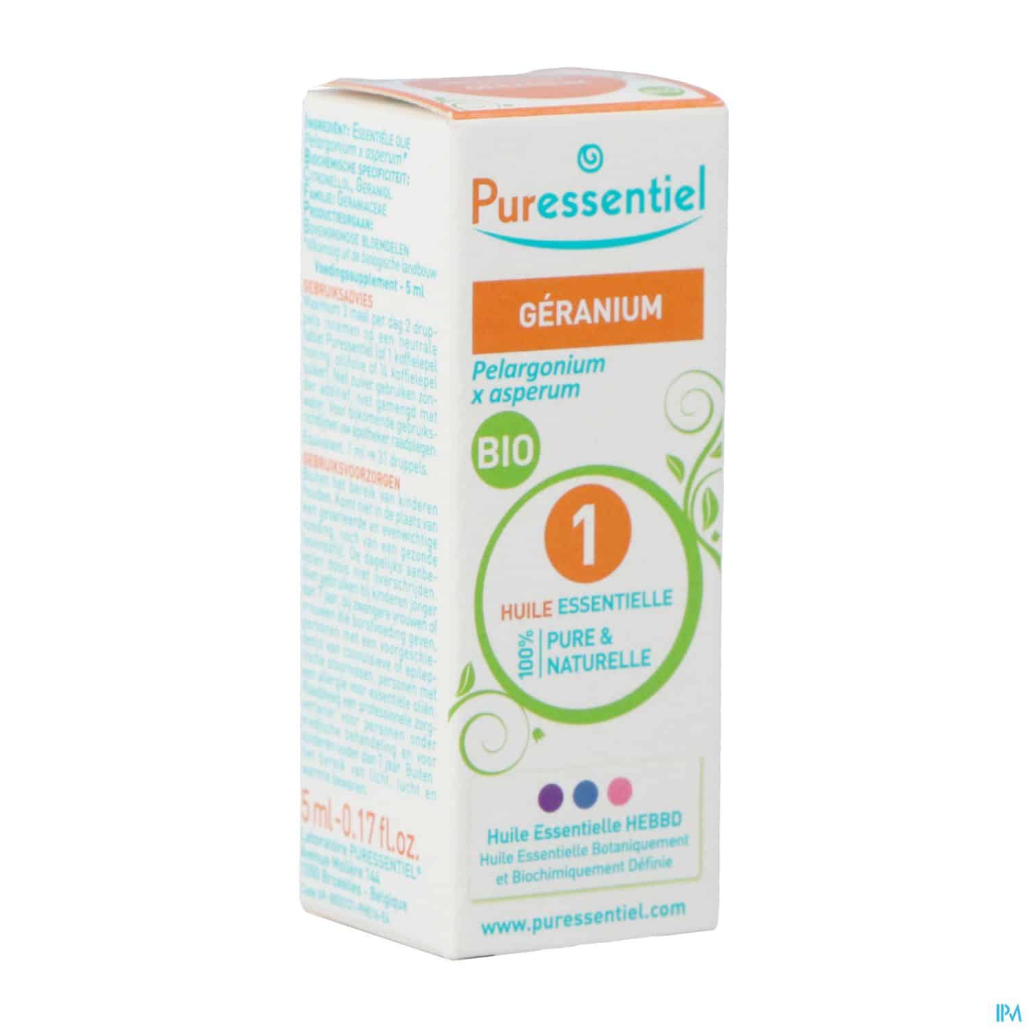 PURESSENTIEL HE BIO GERANIU 5ML