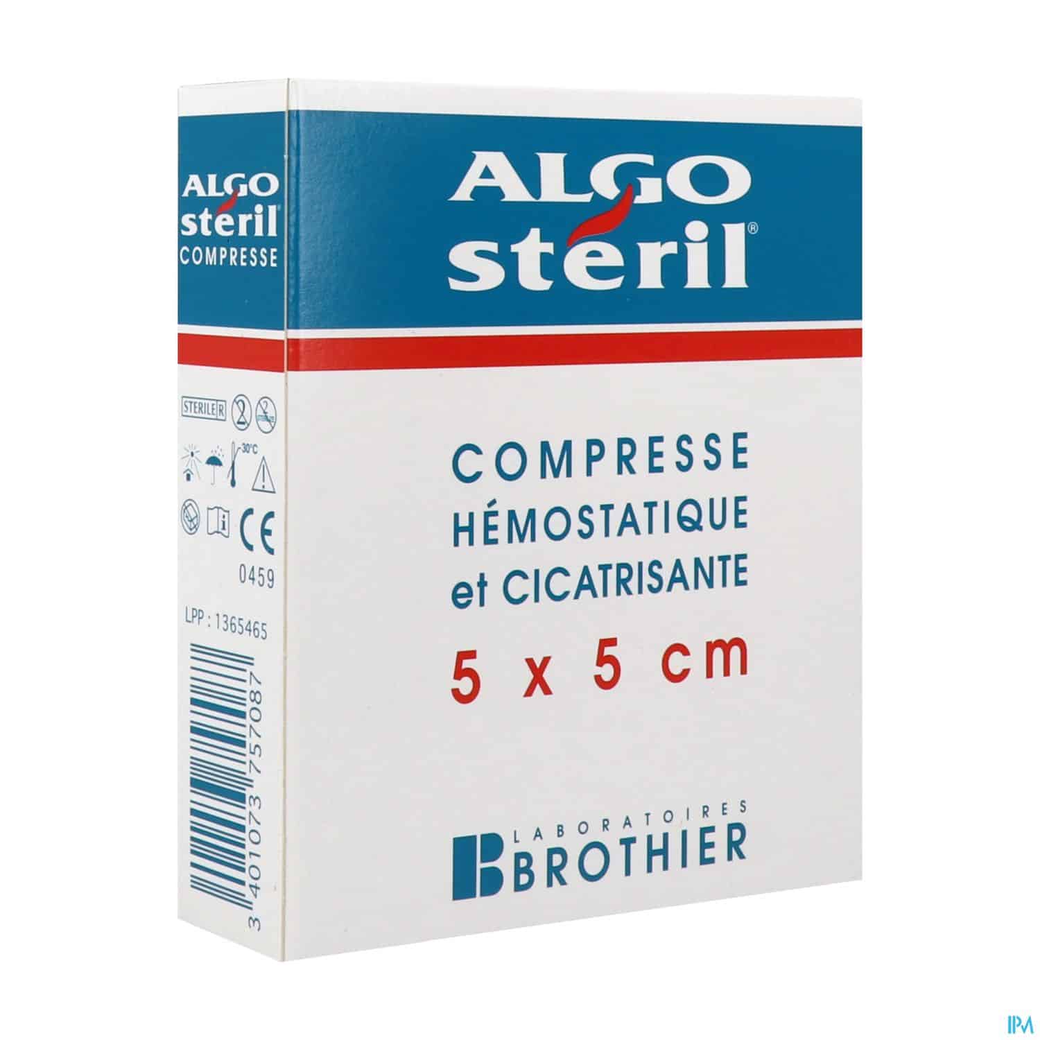 ALGOSTERIL COMPRES 5X5CM 10 TI