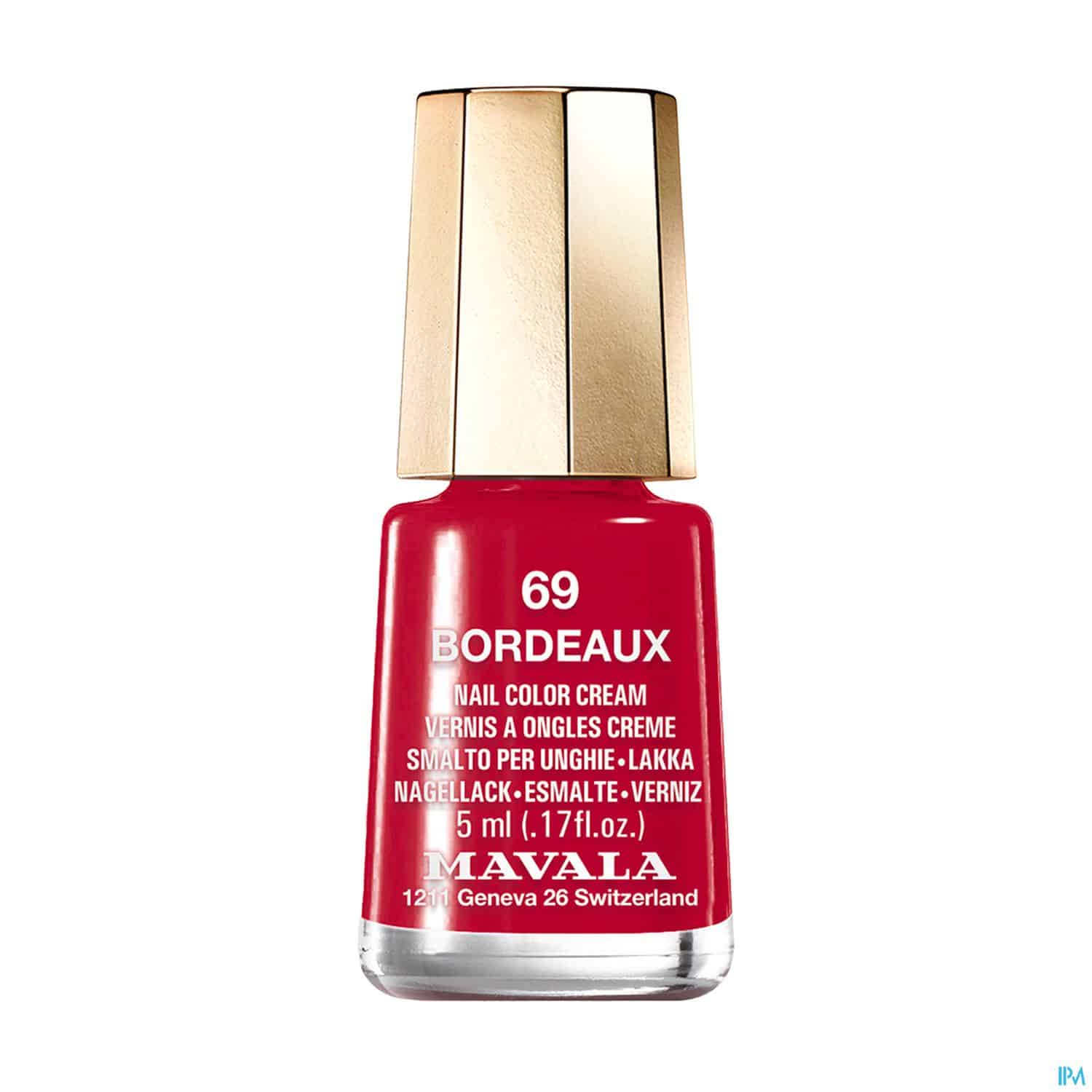 MAVALA VERNIS ONGL BORDEAUX 069
