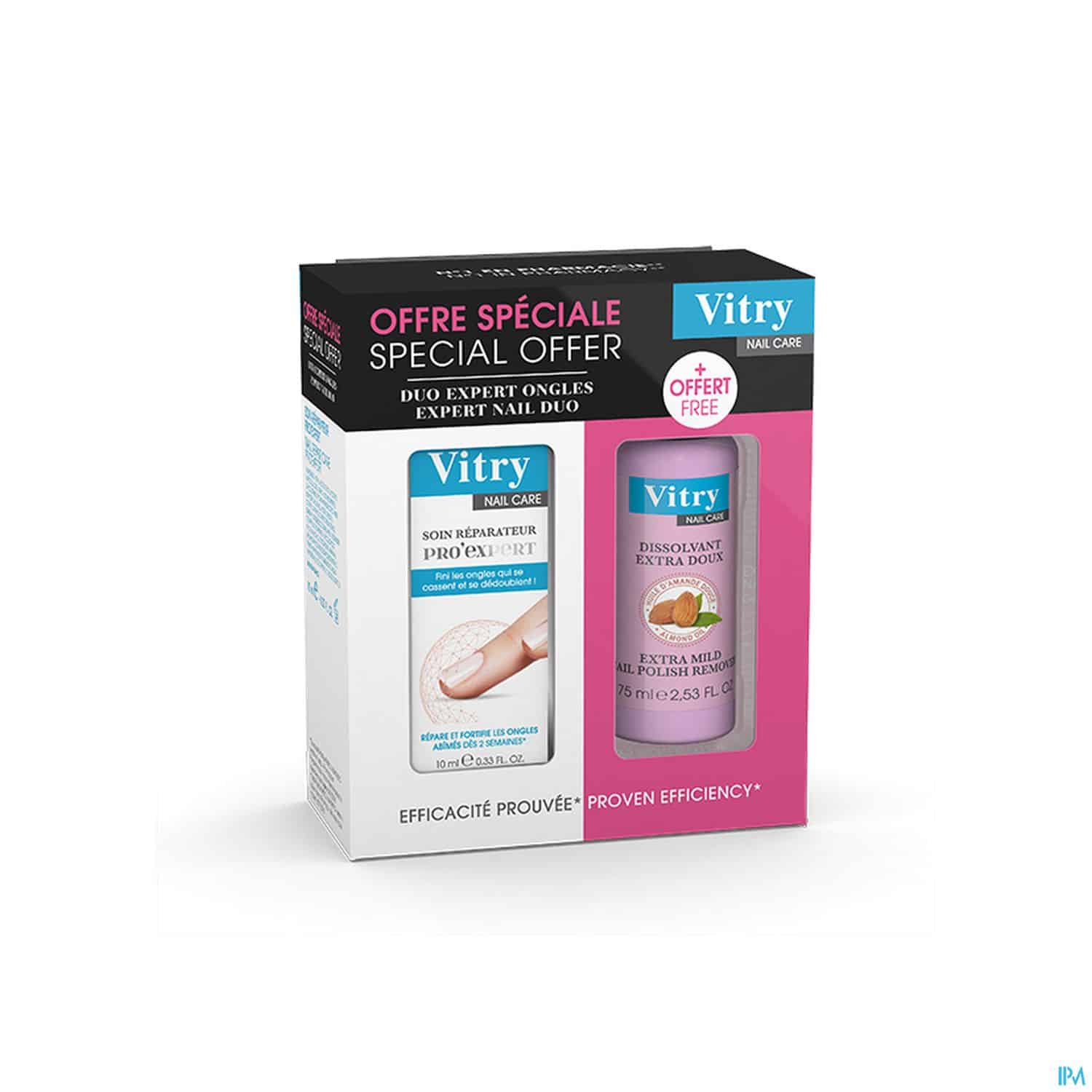 VITRY SOIN ONG REPAR 10ML+DISS75ML