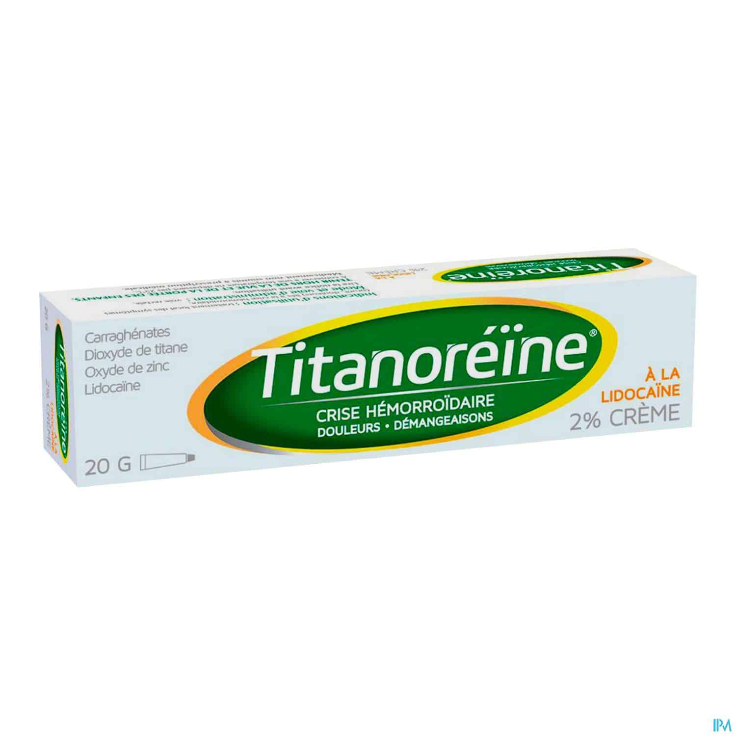 TITANOREINE LIDOCAINE 2% CR TUB20G TITANOREINE LIDOCAINE 2% CR TUB20G