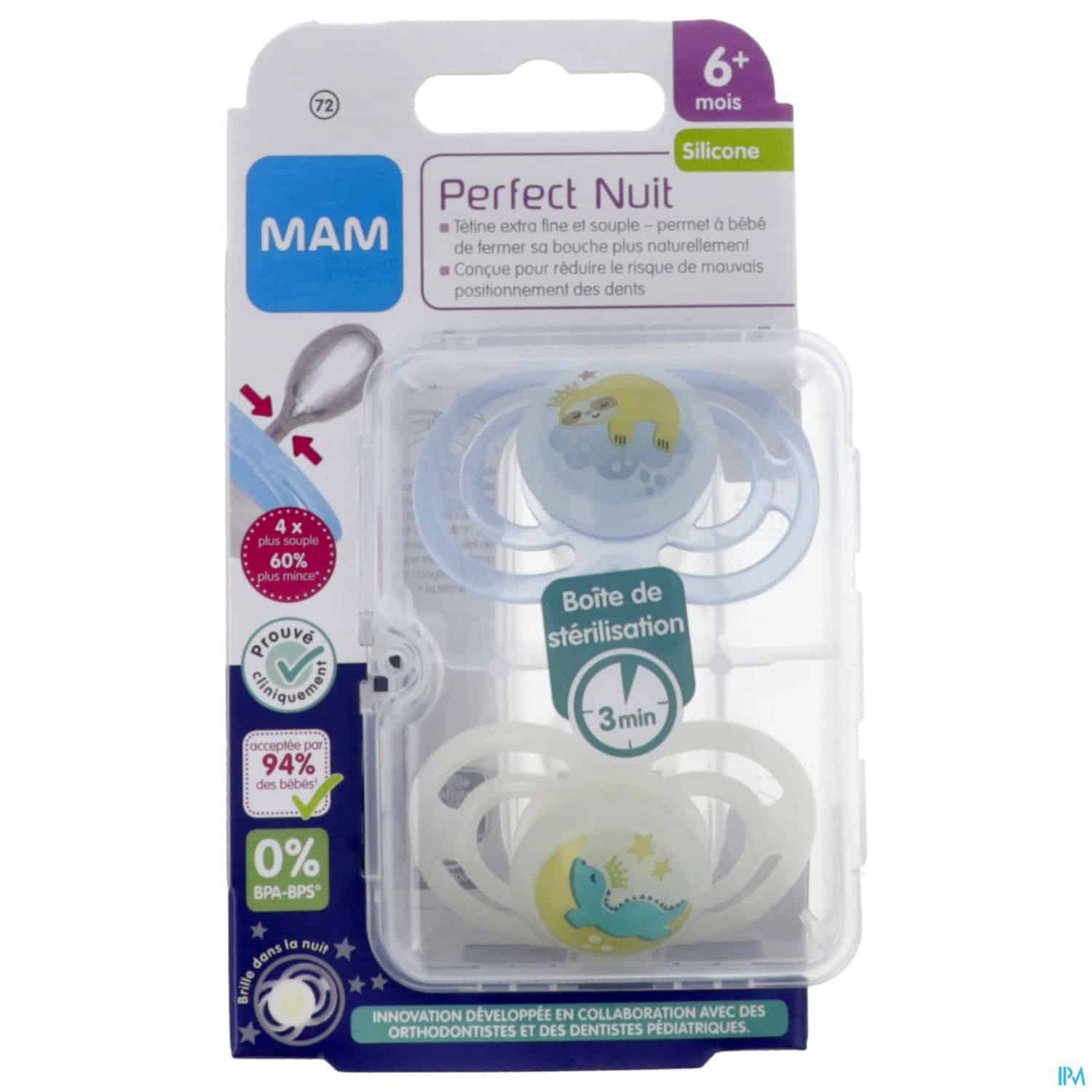 SUCET MAM PERFECT NUIT SIL 6+M X2