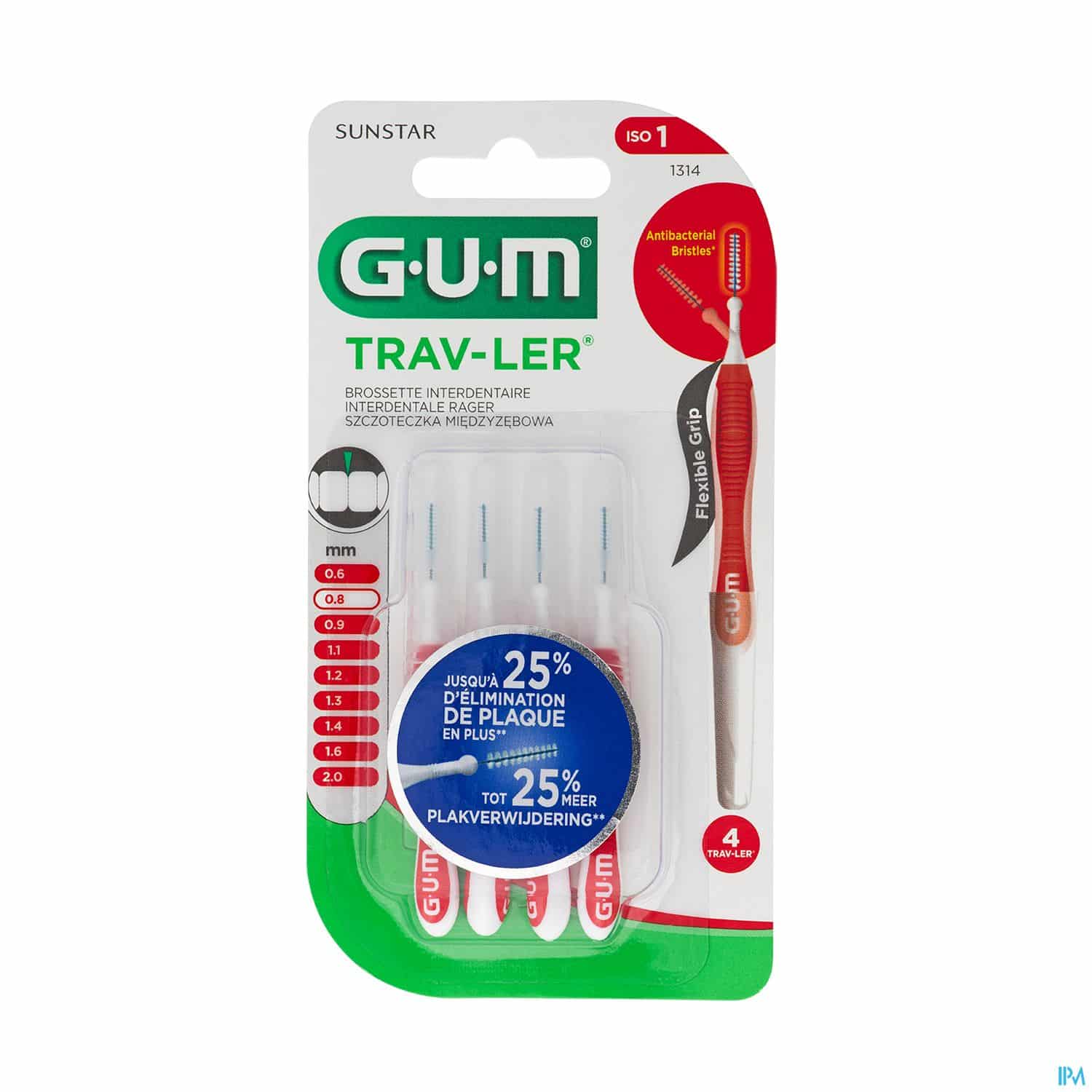 GUM TRAVLER BROSSET 0,8MM 1314 X4