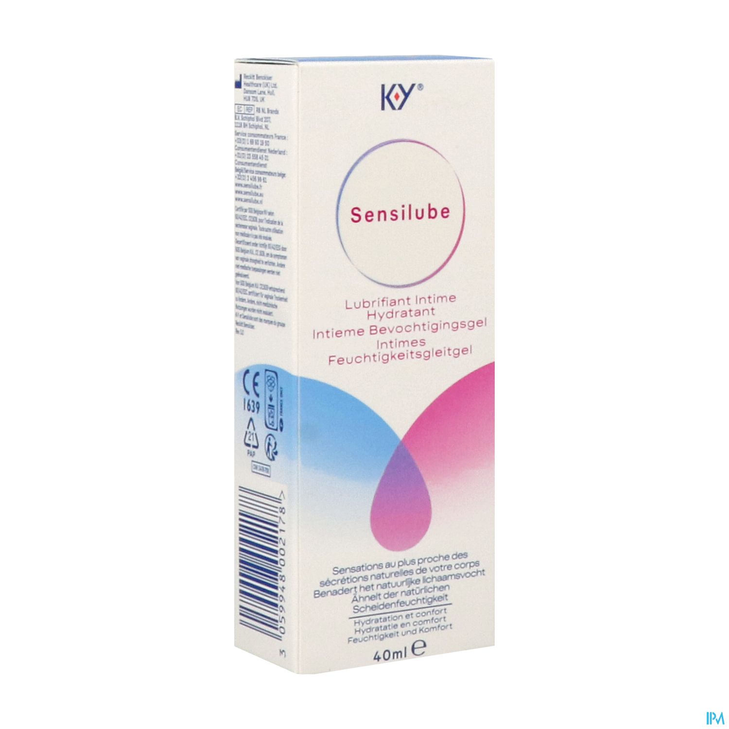 SENSILUBE DUREX LUBRIF INTIM 40ML