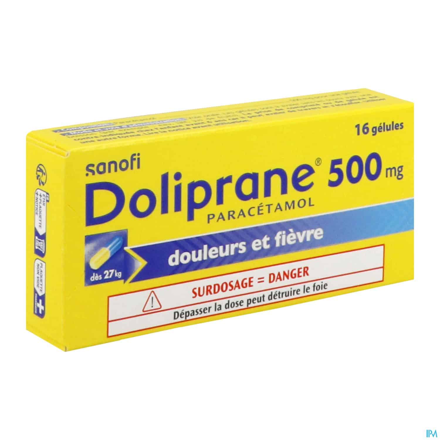 DOLIPRANE 500MG GELULE 16 DOLIPRANE 500MG GELULE 16
