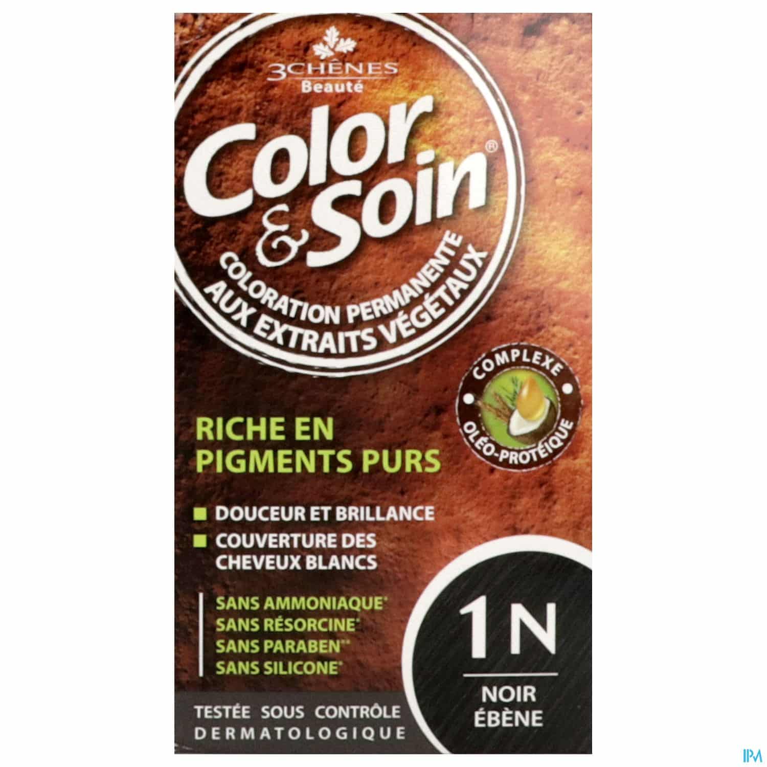 3 CHENES COLOR/SOIN NOIR EBENE 1N