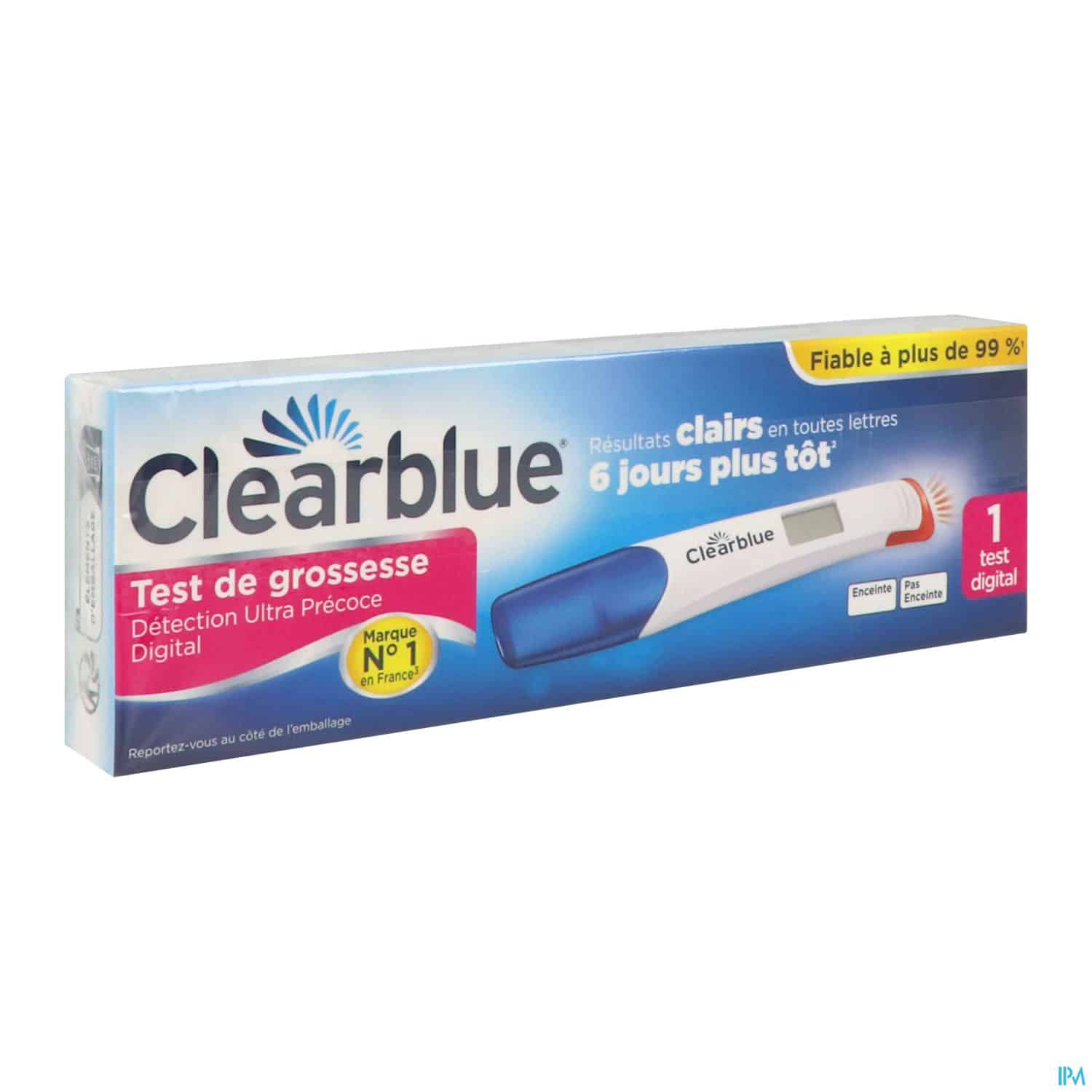 CLEARBLUE TEST GROS ULTRA PRECOCE1