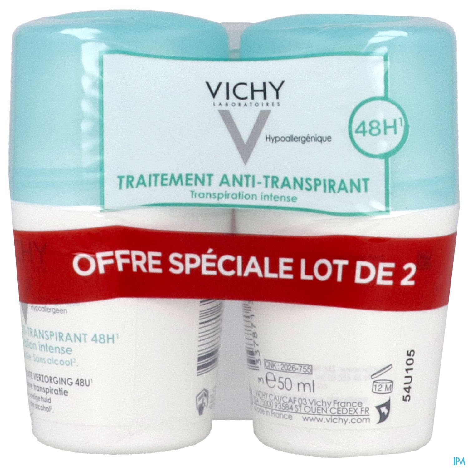 VICHY DEOD A/TRANS BILLE 50MLX2 VICHY DEOD A/TRANS BILLE 50MLX2