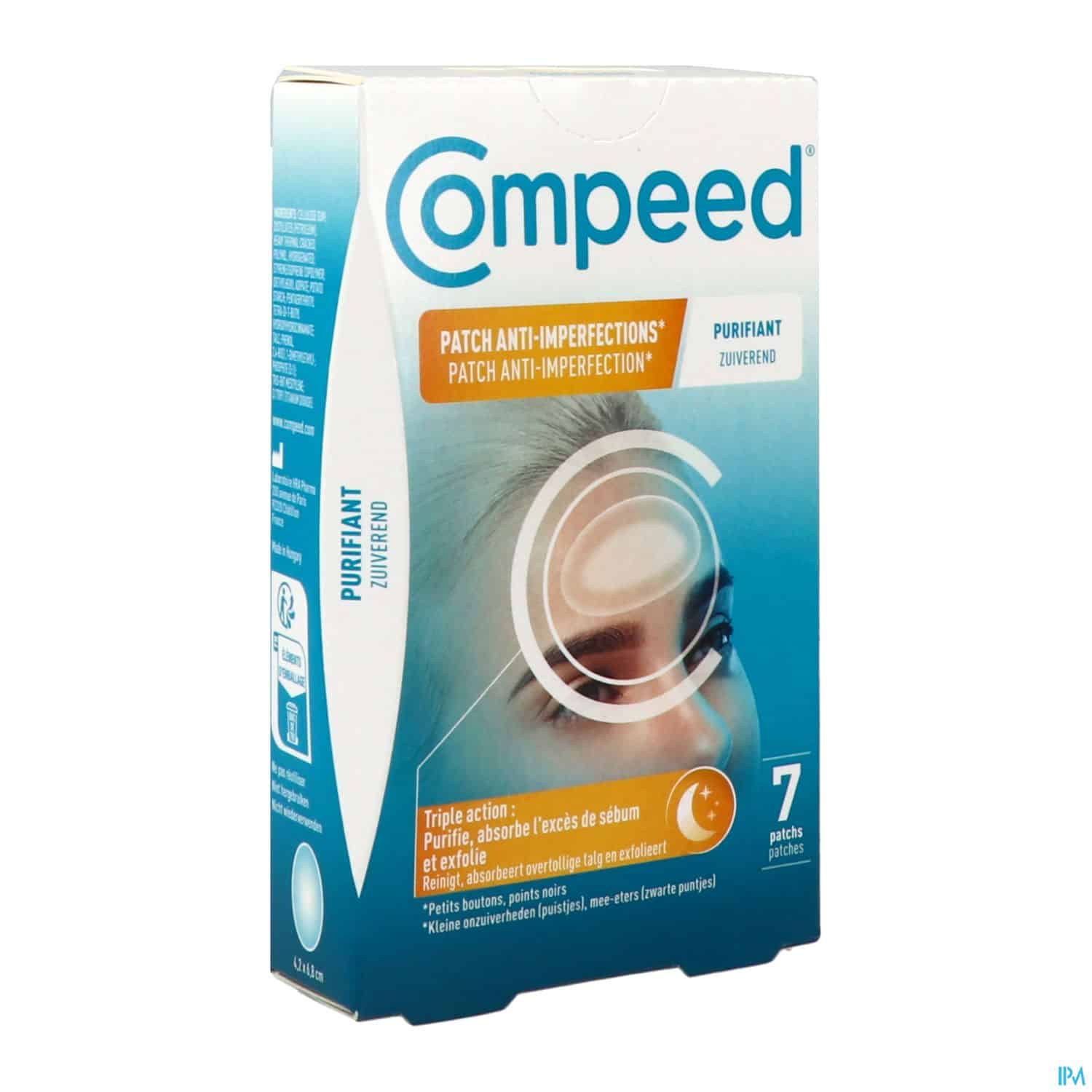 COMPEED PATCH A/IMPERF PURIF NUIT7