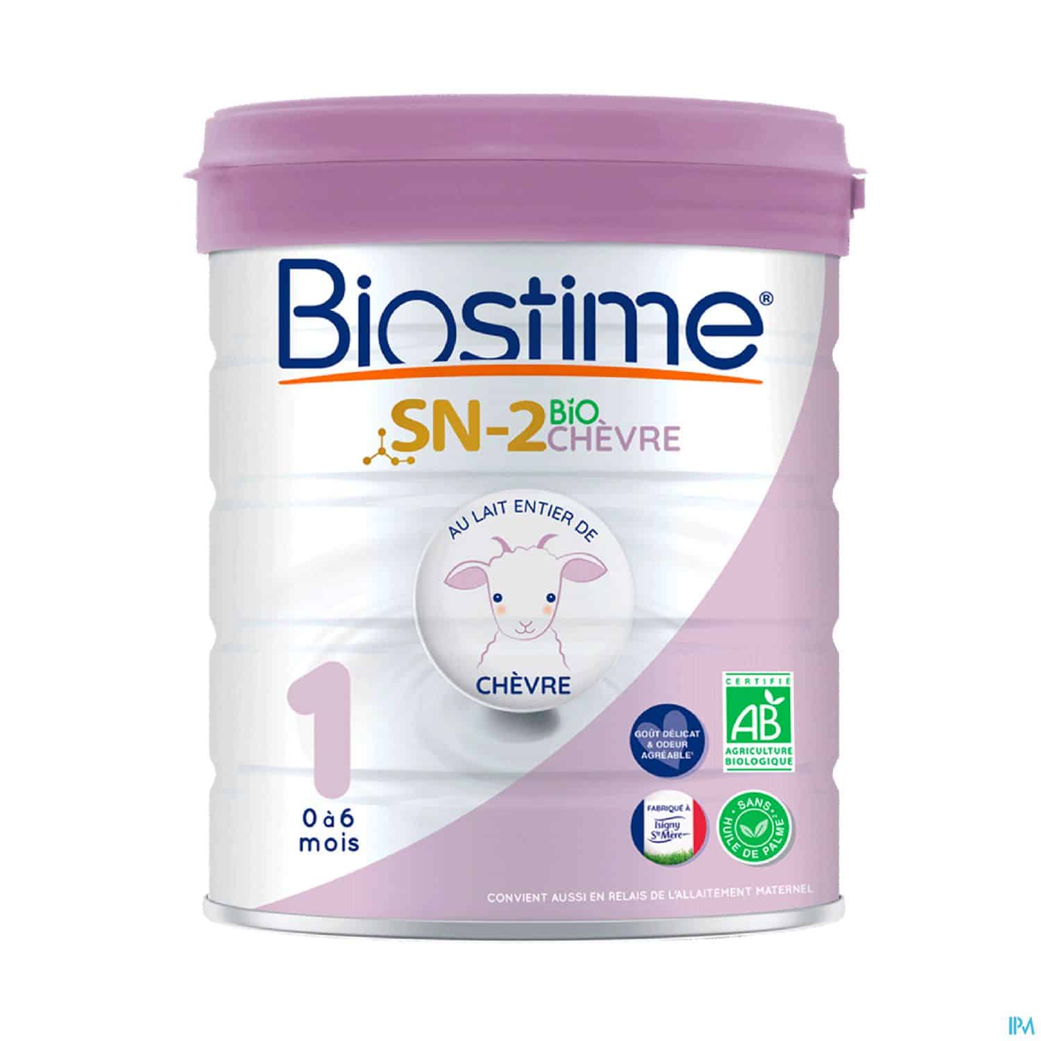 BIOSTIME LAIT CHEVRE 1ER AGE 800G
