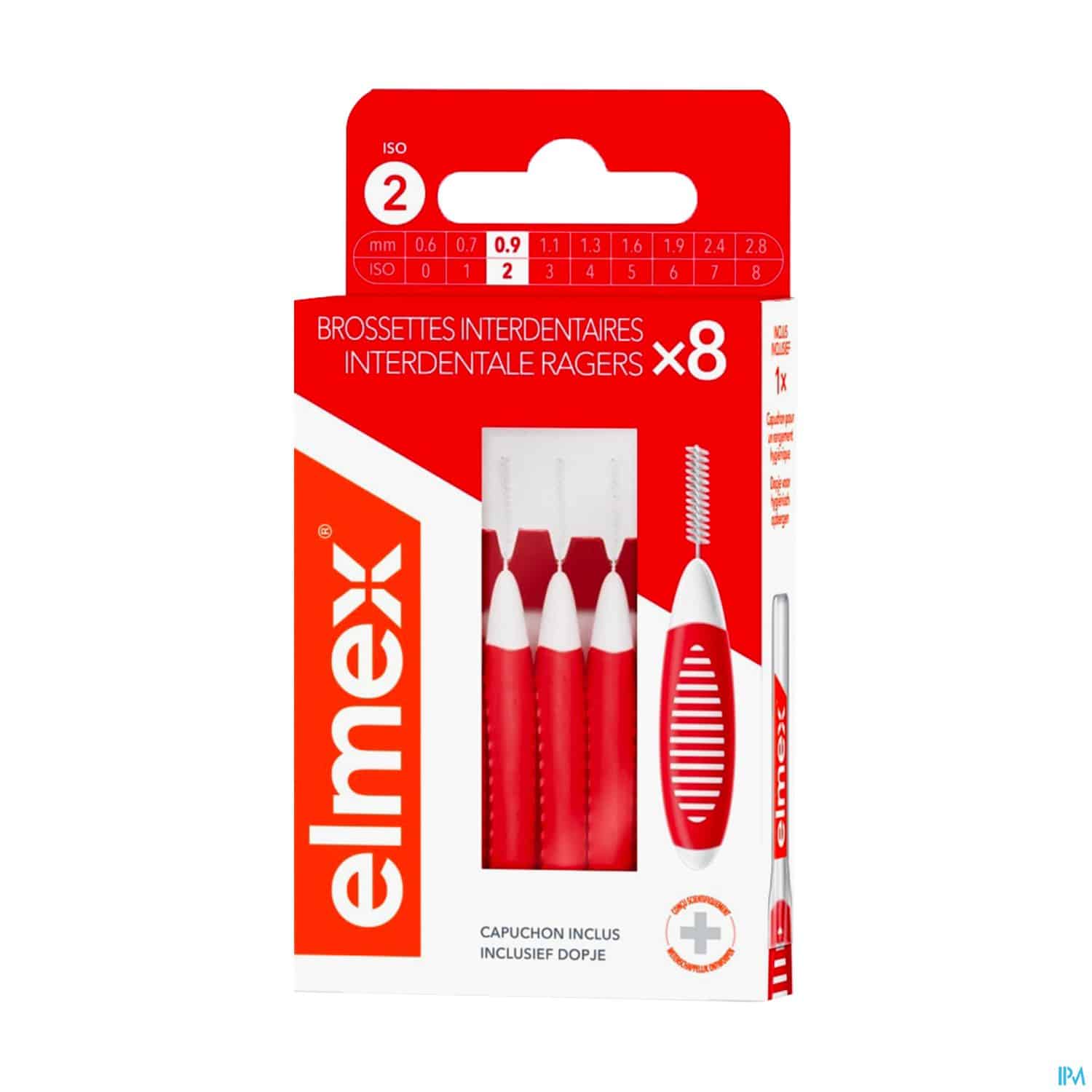ELMEX BROSS INTERDENT T2 0.9MM 8 ELMEX BROSS INTERDENT T2 0.9MM 8