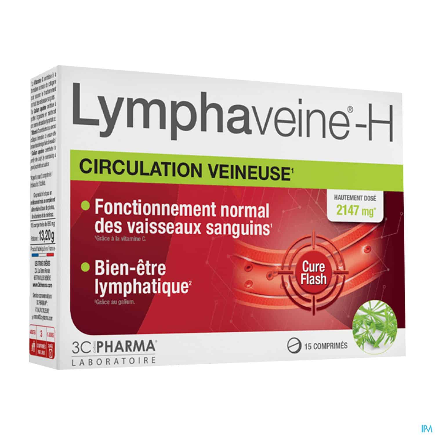 3C PHARMA LYMPHAVEINE-H CPR 15
