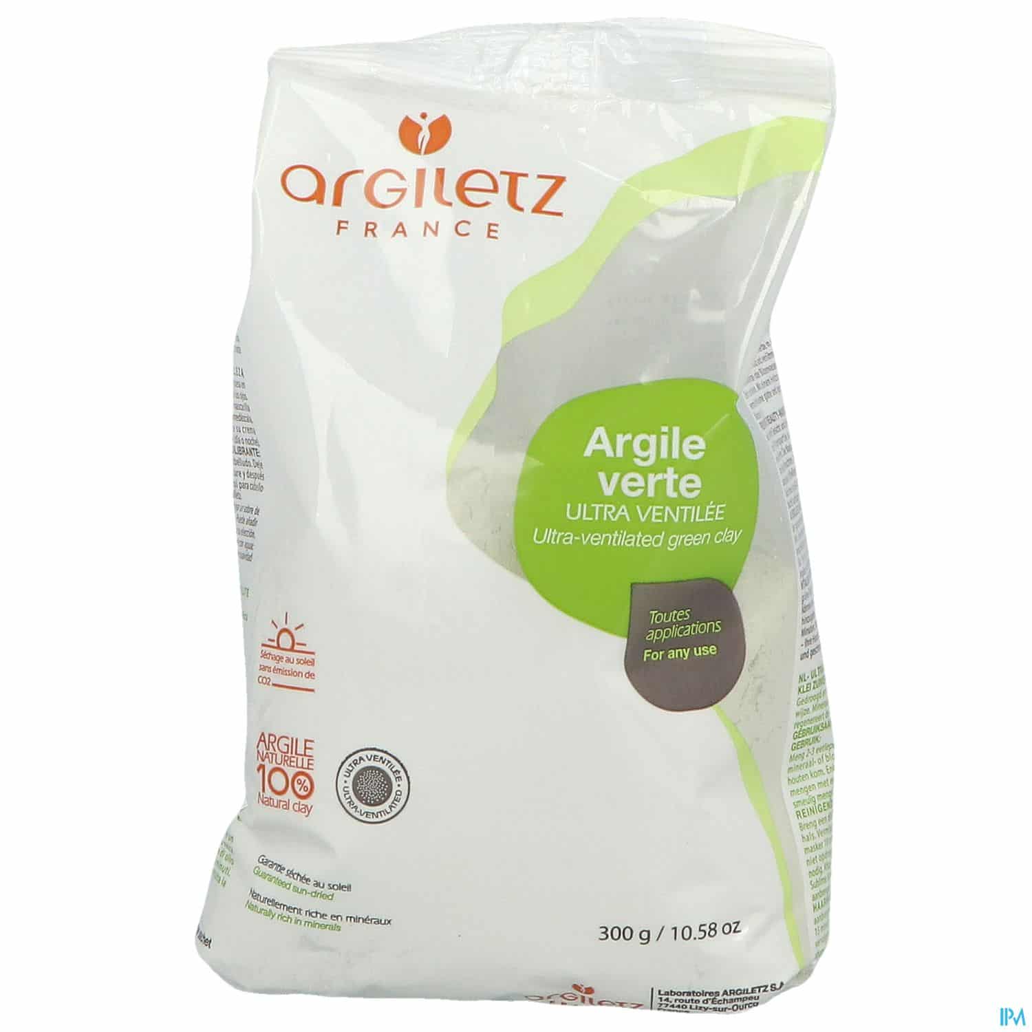 ARGILE VERTE ULTV ARGILETZ 300G
