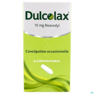 DULCOLAX 10MG SUP 6