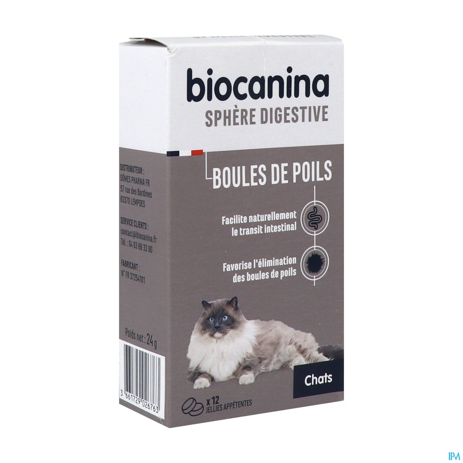 BIOCANINA BOUL POIL CHAT JELLIE 12