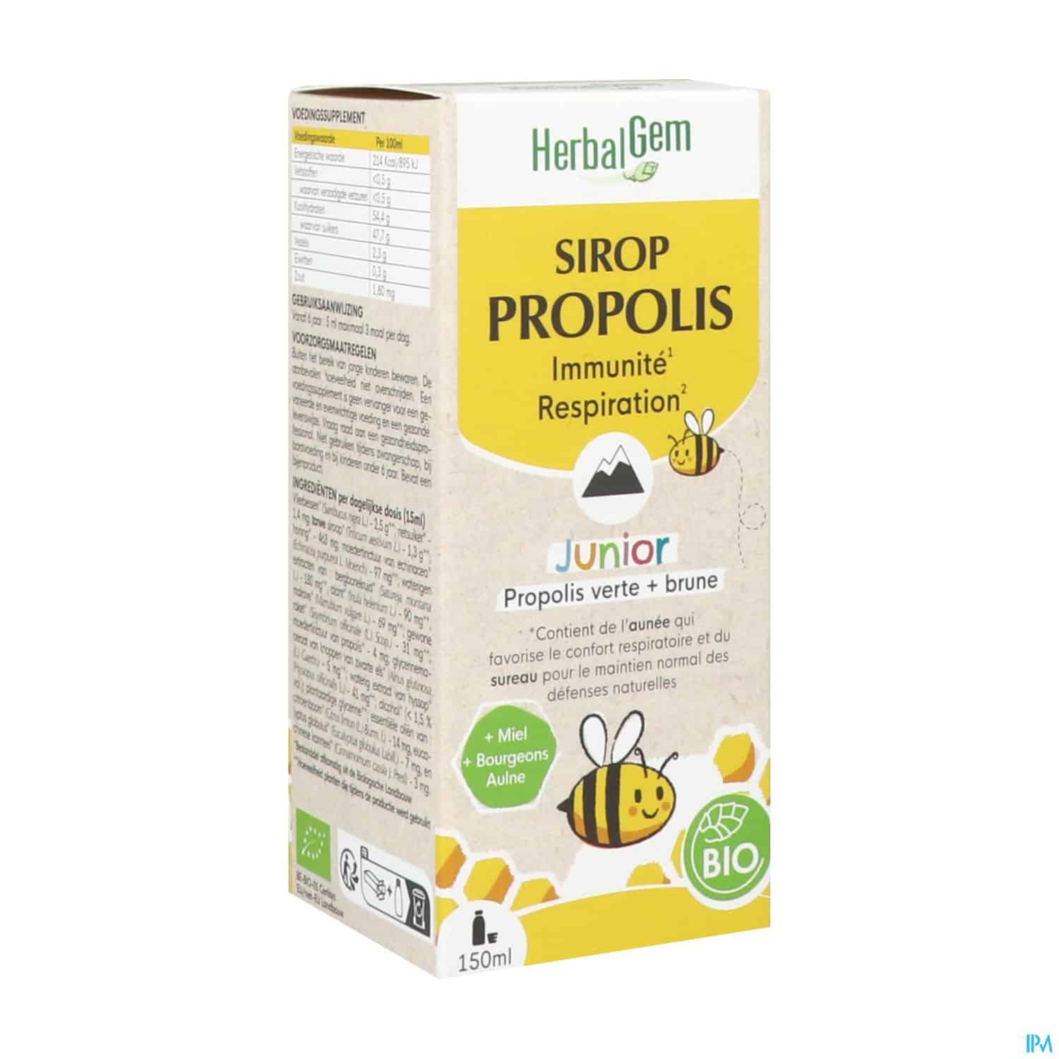HERBALGEM PROPOLIS JUN BIO SP150ML