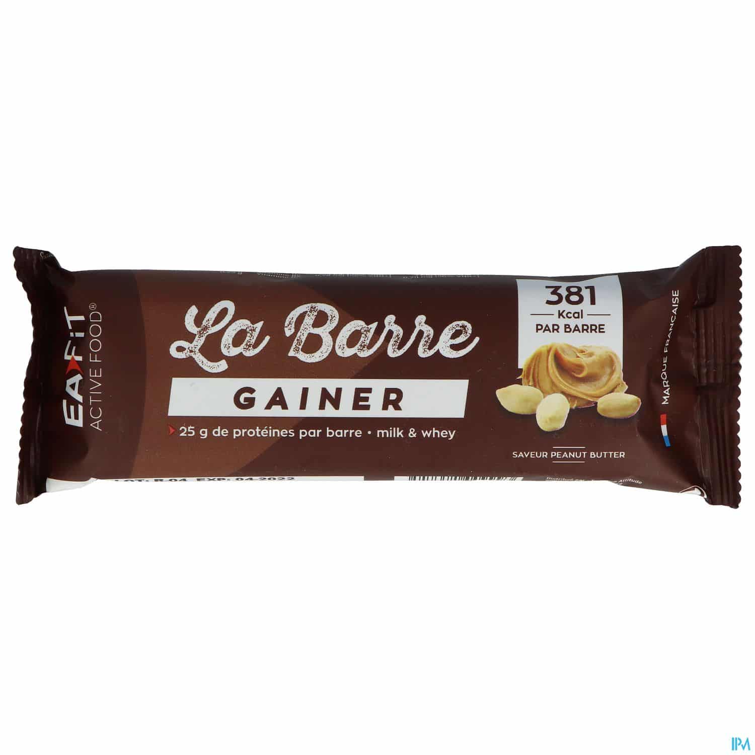 EA-FIT LA BARRE GAINER PEANUT 90G EA-FIT LA BARRE GAINER PEANUT 90G – Image 4