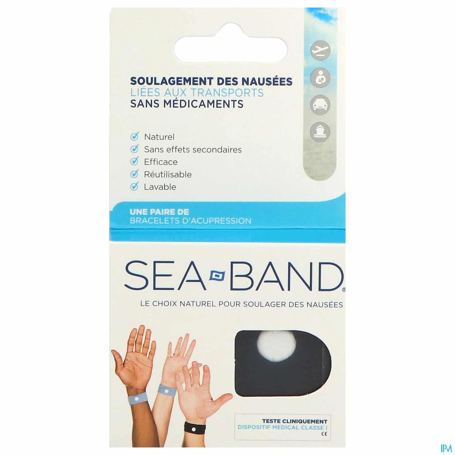 SEA-BAND BRACEL NAUS ADULTE NOIR 2