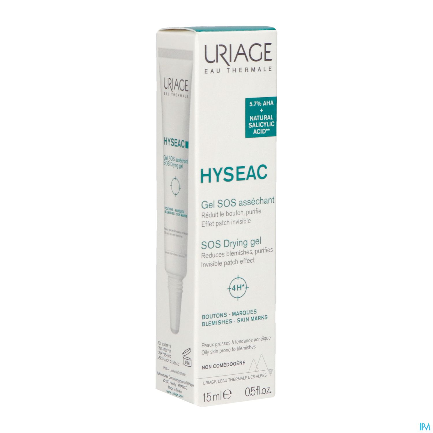 URIAGE HYSEAC GEL SOS 15ML URIAGE HYSEAC GEL SOS 15ML
