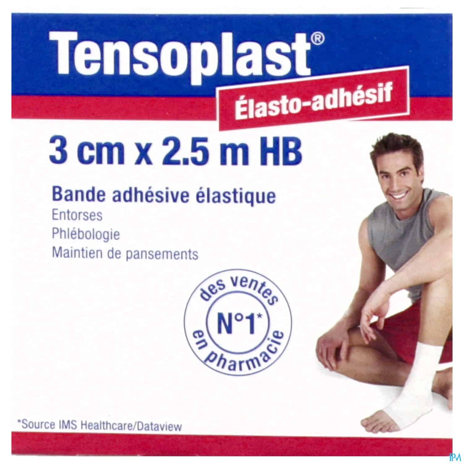 TENSOPLAST HB EX-ELASTOPLASTE 3CM
