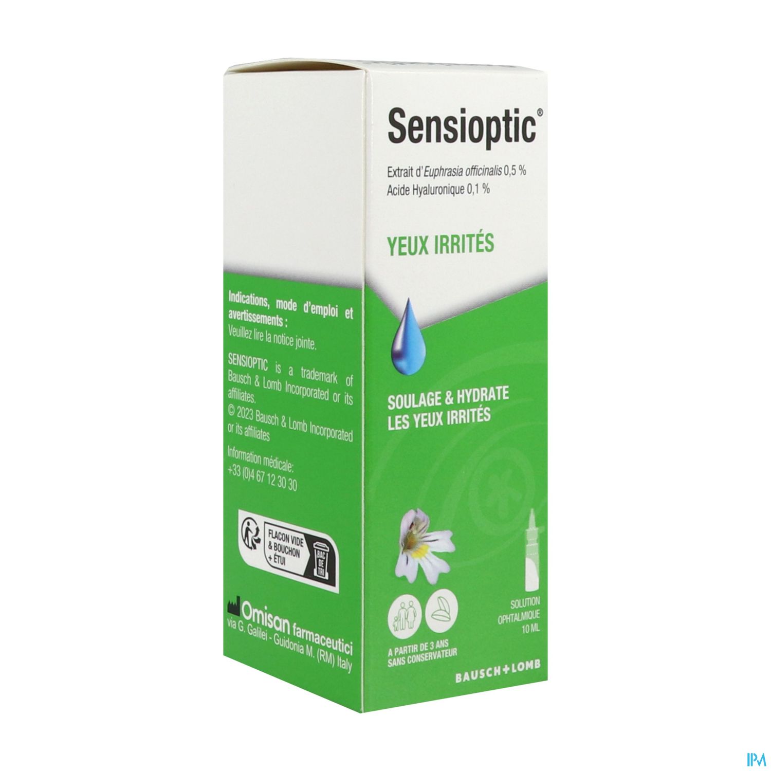 SENSIOPTIC YEUX IRRITE FLACON 10ML