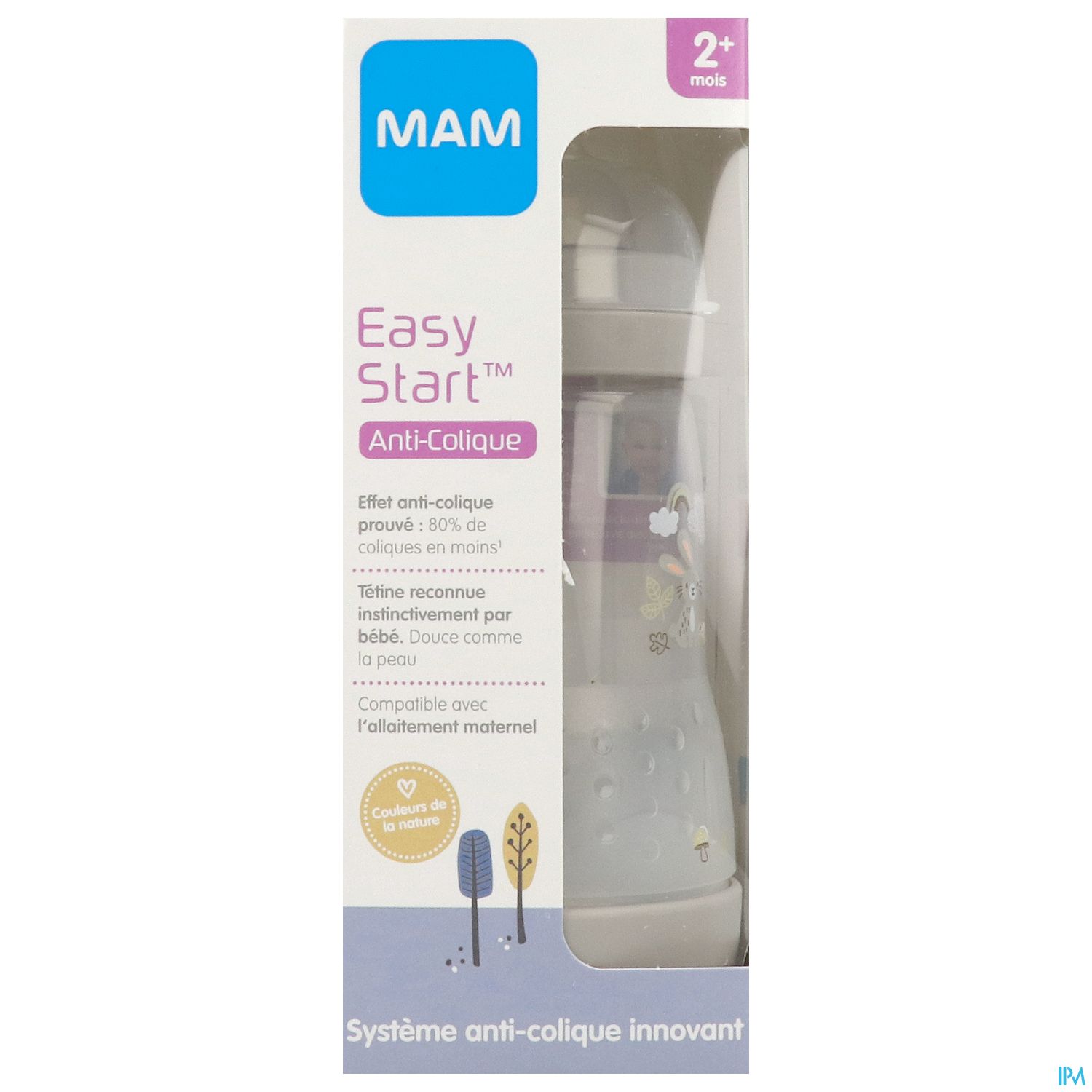 MAM BIB E ST A/COL DUNE D2 260ML