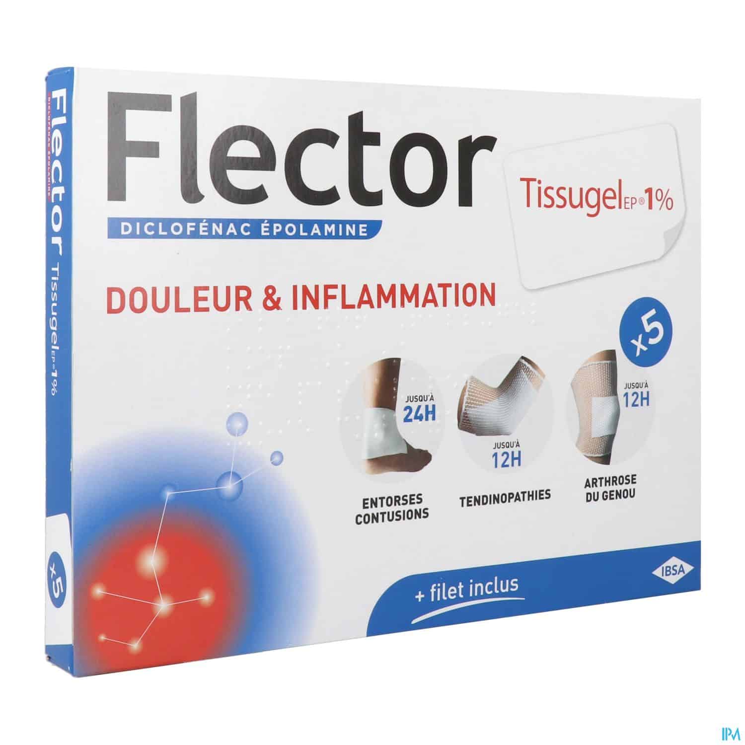 FLECTORTISSUGELEP 1% EMPLATRE 5