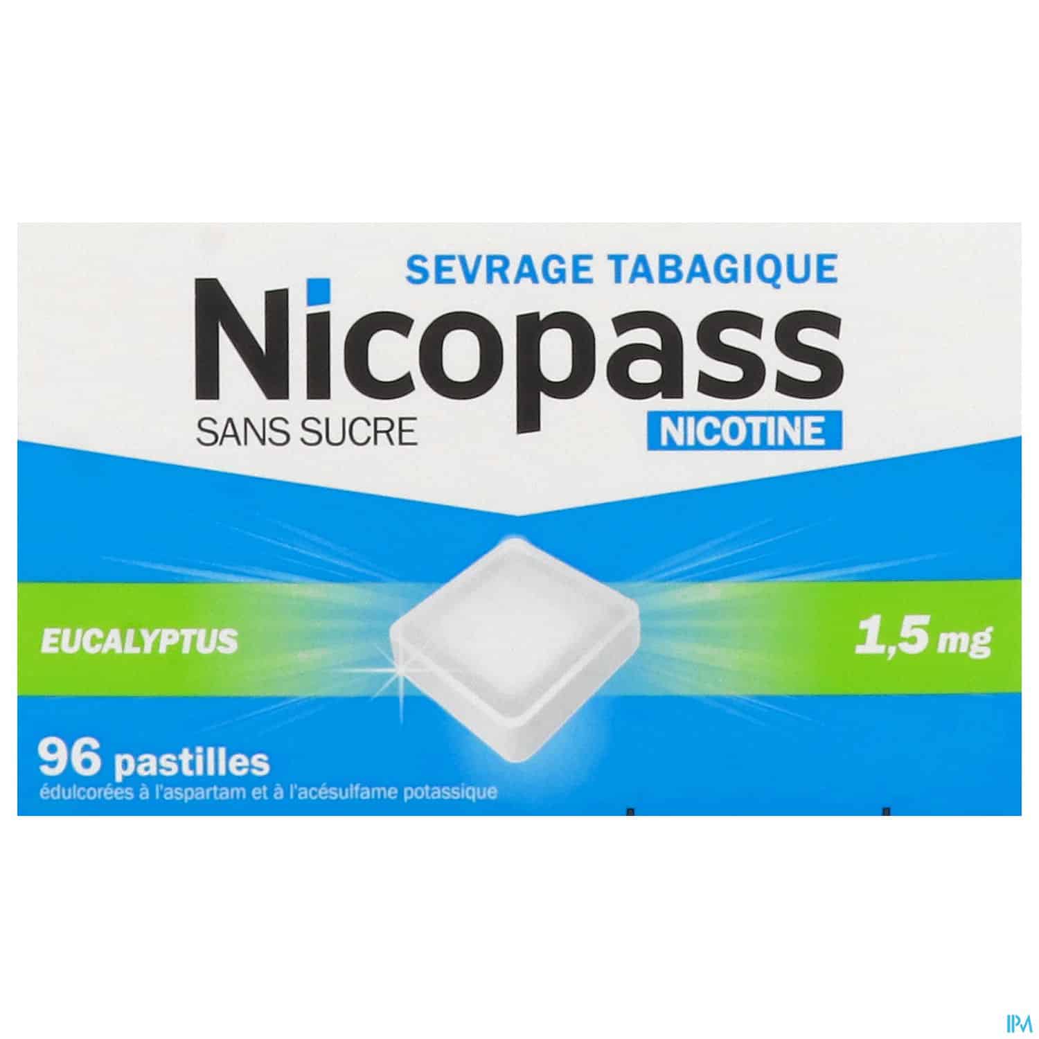 NICOPASS 1,5MG S/S EUCALYP PAST 96